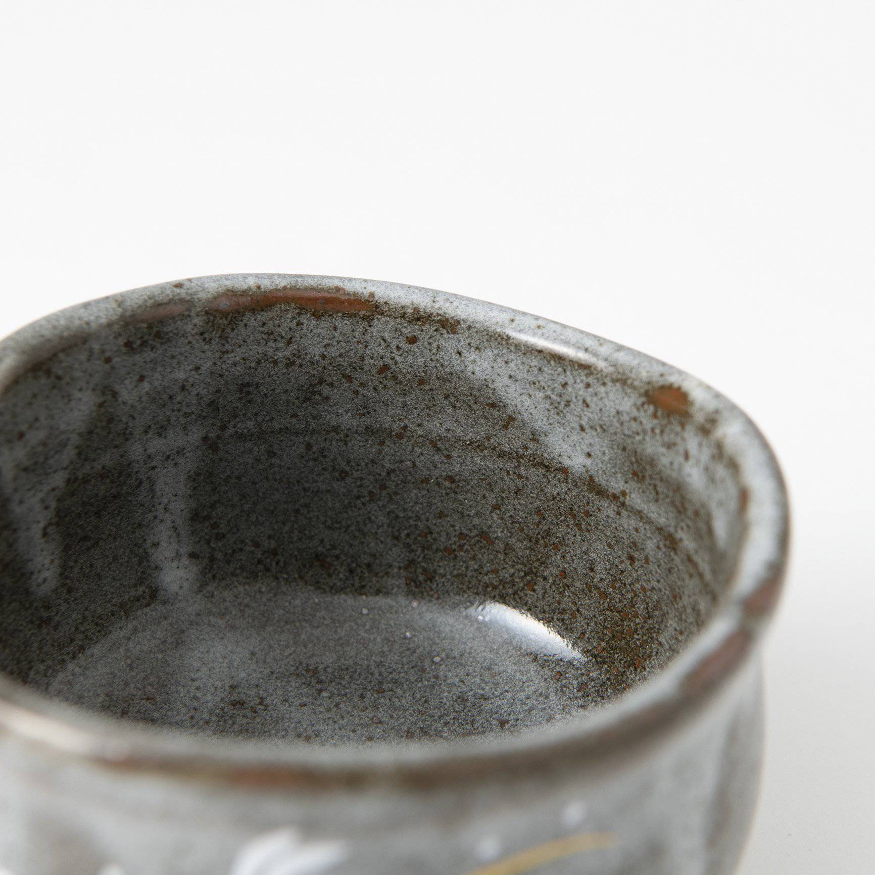 Golden Moon and Rabbit Kutani Matcha Bowl Chawan - MUSUBI KILN - Quality Japanese Tableware and Gift