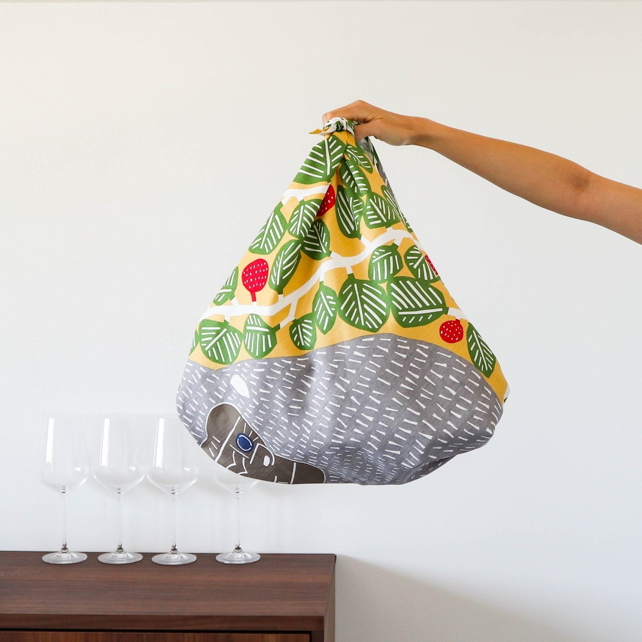 Gorilla Furoshiki Wrapping Cloth 41in - MUSUBI KILN - Quality Japanese Tableware and Gift