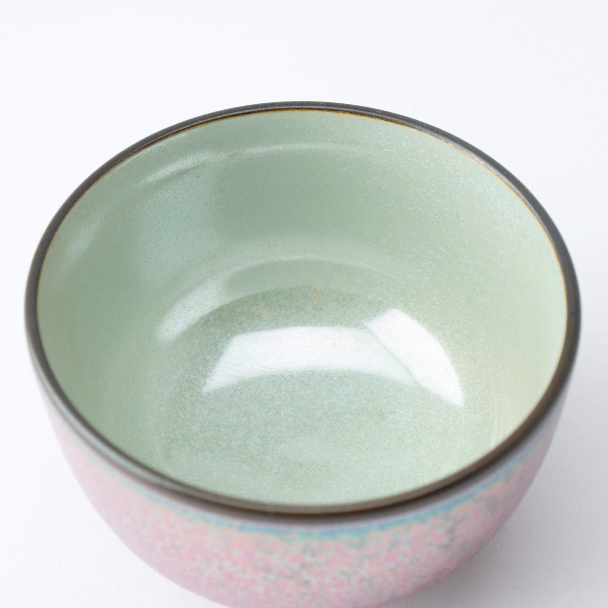 Green Crystalline Glaze Mino Ware Japanese Teacup - MUSUBI KILN - Quality Japanese Tableware and Gift