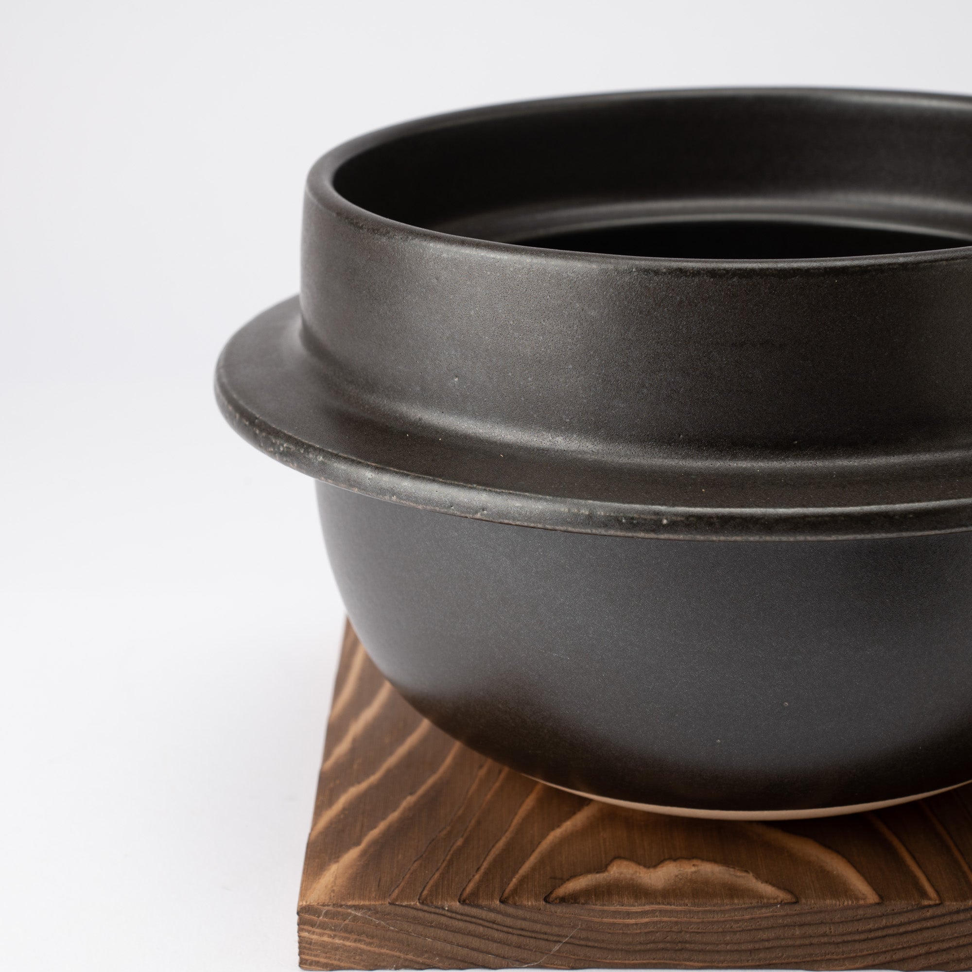 Hagama Banko Donabe Rice Cooker 3 Rice Cooker Cups (3 Gou) with Rice Scoop and Pot Mat - MUSUBI KILN - Quality Japanese Tableware and Gift