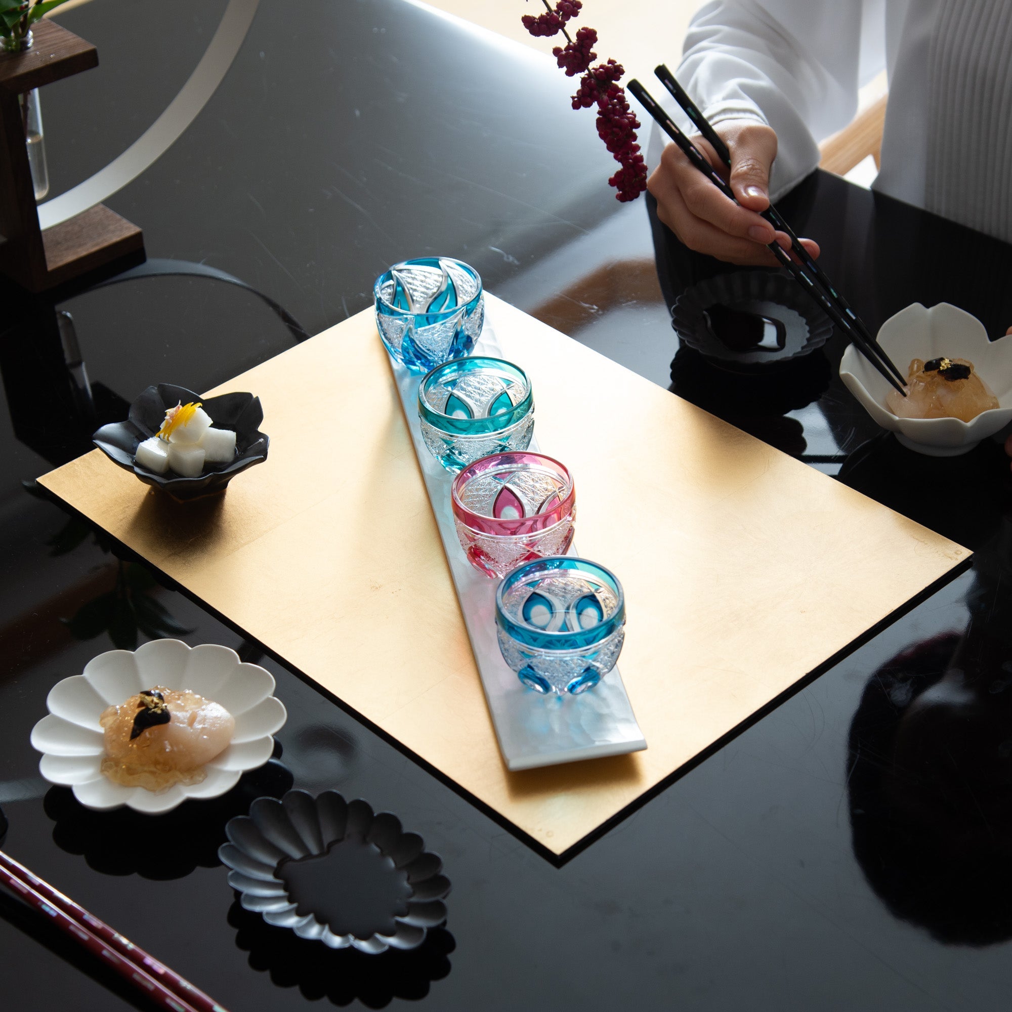 Hakuichi HAKU LA TABLE Gold Placemat - MUSUBI KILN - Quality Japanese Tableware and Gift
