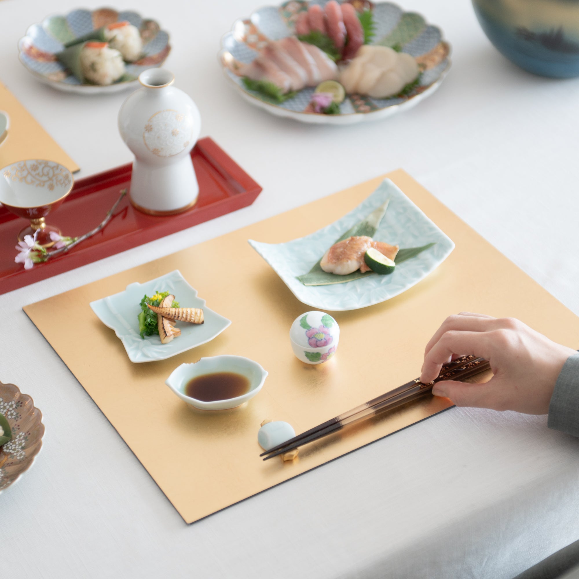 Hakuichi HAKU LA TABLE Gold Placemat - MUSUBI KILN - Quality Japanese Tableware and Gift