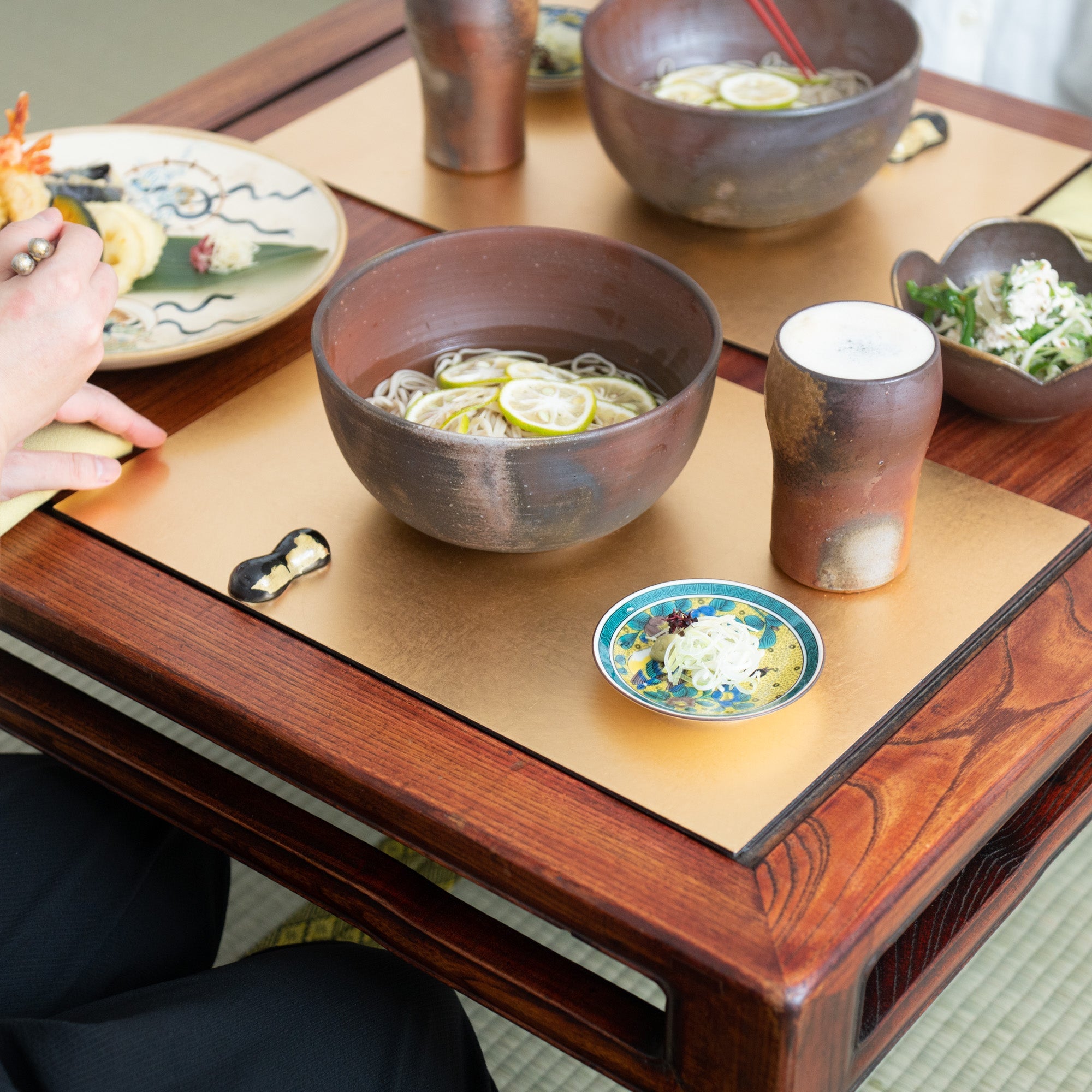 Hakuichi HAKU LA TABLE Gold Placemat - MUSUBI KILN - Quality Japanese Tableware and Gift