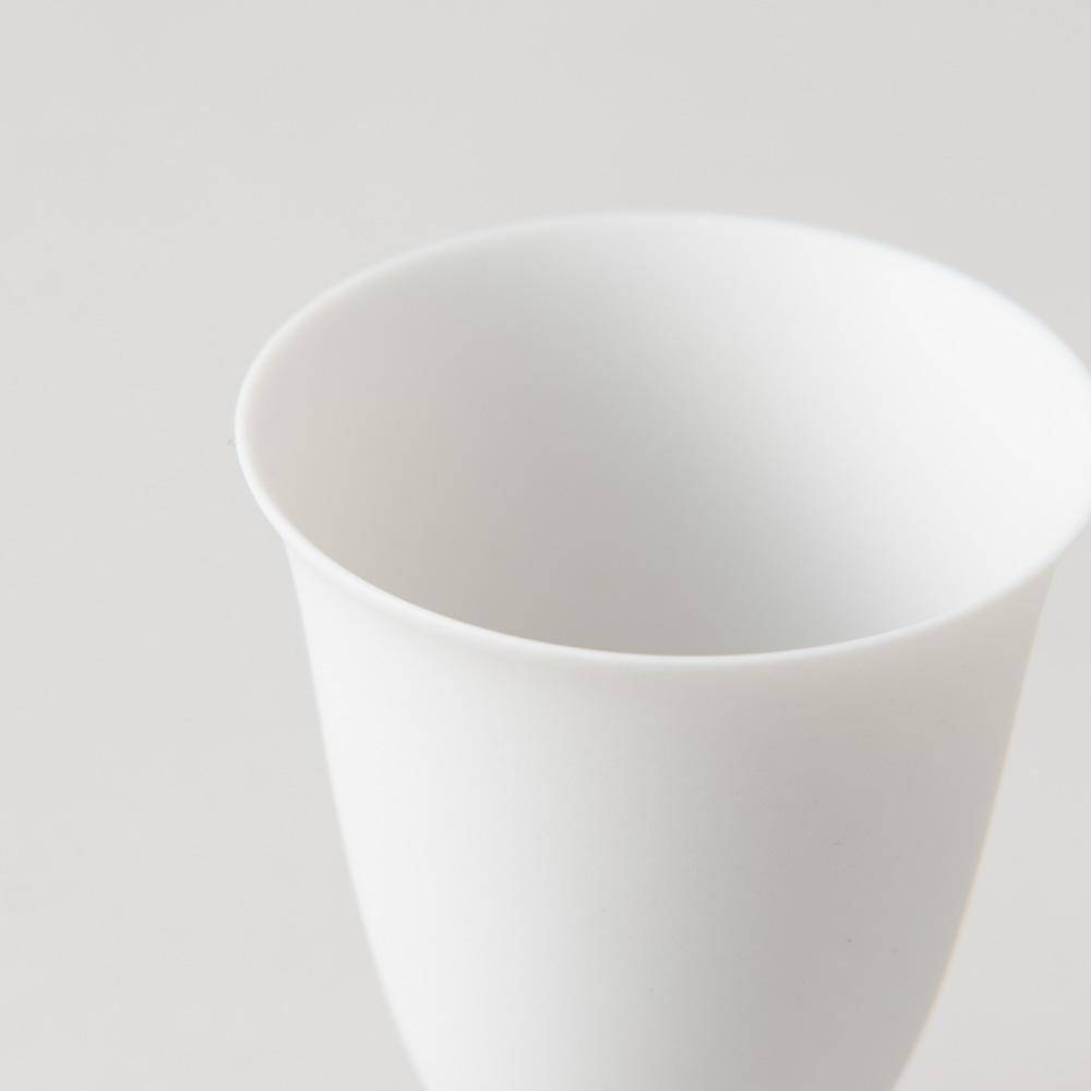 Hanasaka Blanc Rin Kutani Tall Sake Cup - MUSUBI KILN - Quality Japanese Tableware and Gift