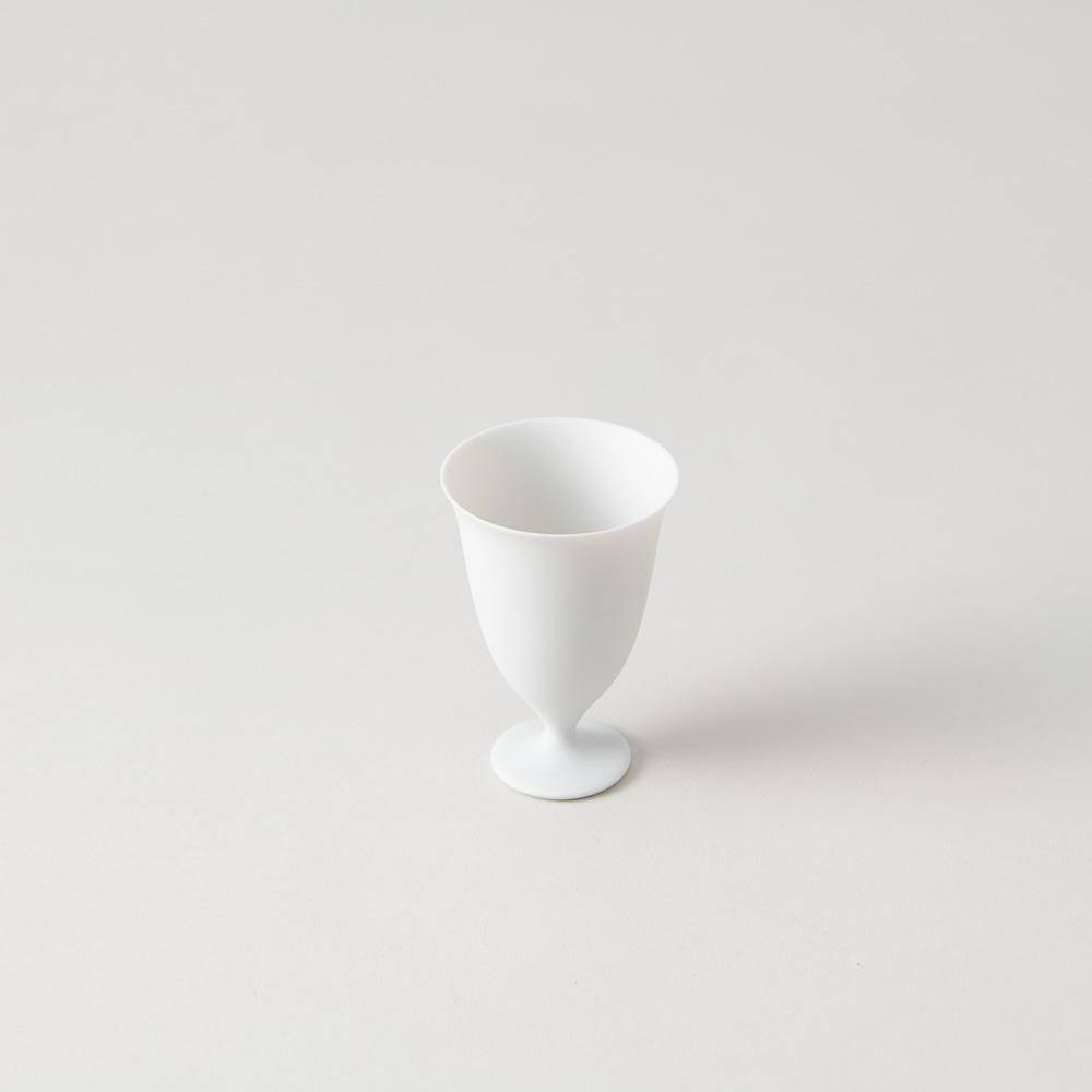 Hanasaka Blanc Rin Kutani Tall Sake Cup - MUSUBI KILN - Quality Japanese Tableware and Gift