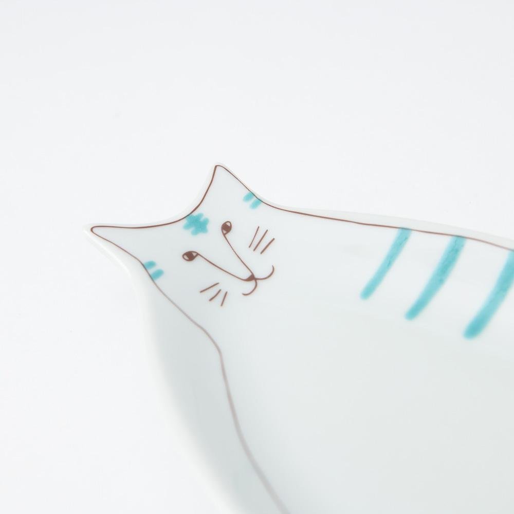 Harekutani Cat Plate - MUSUBI KILN - Quality Japanese Tableware and Gift
