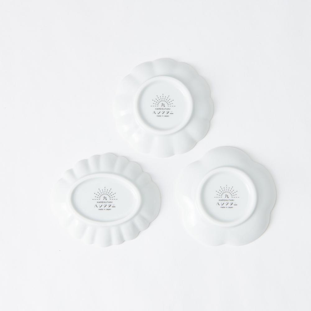 Harekutani Flower Sauce Plate Set - MUSUBI KILN - Quality Japanese Tableware and Gift