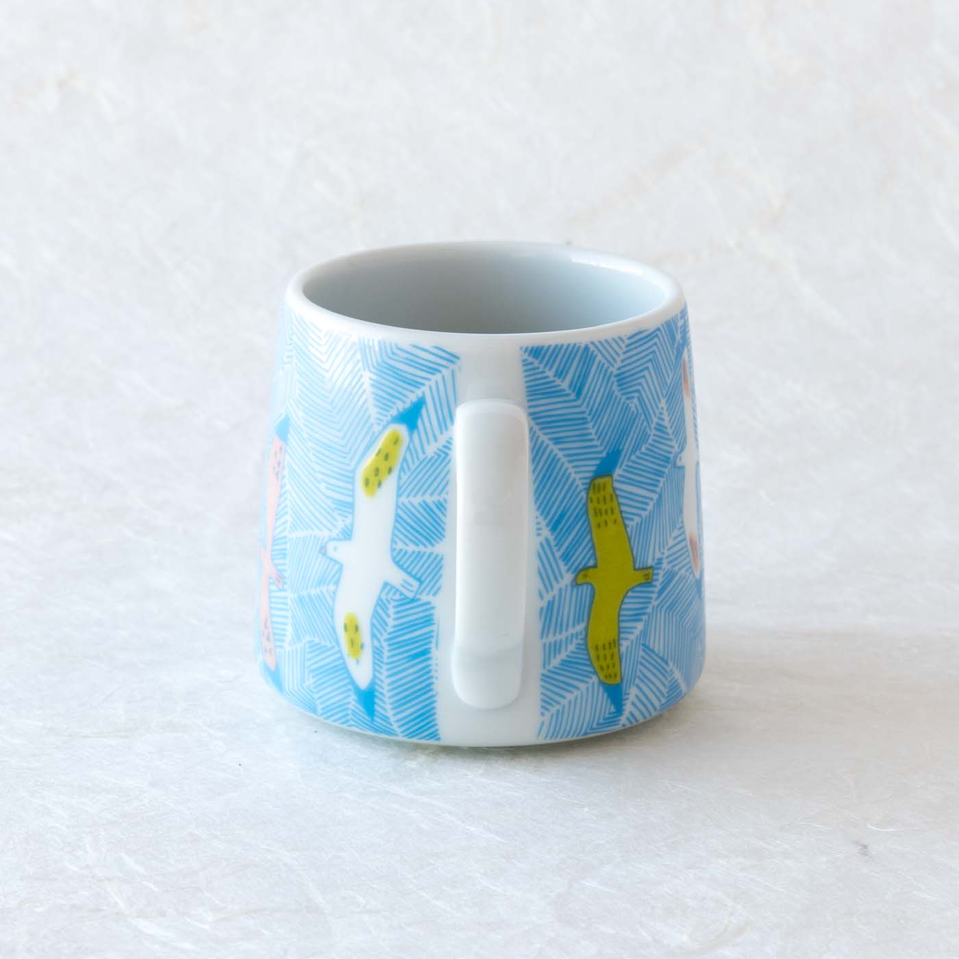 Harekutani Seagull Kutani Mug - MUSUBI KILN - Quality Japanese Tableware and Gift