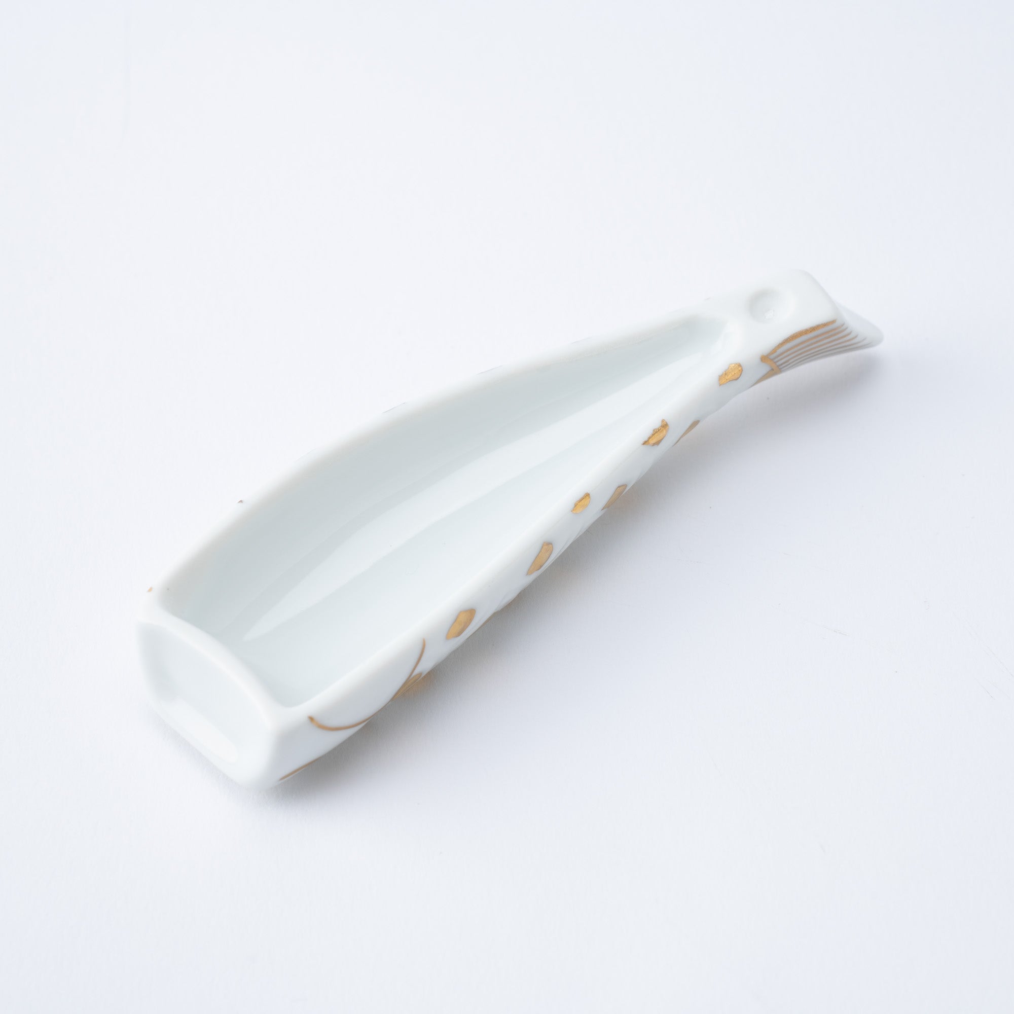 Hataman Touen White Carp Streamer Nabeshima Ware Small Box - MUSUBI KILN - Quality Japanese Tableware and Gift