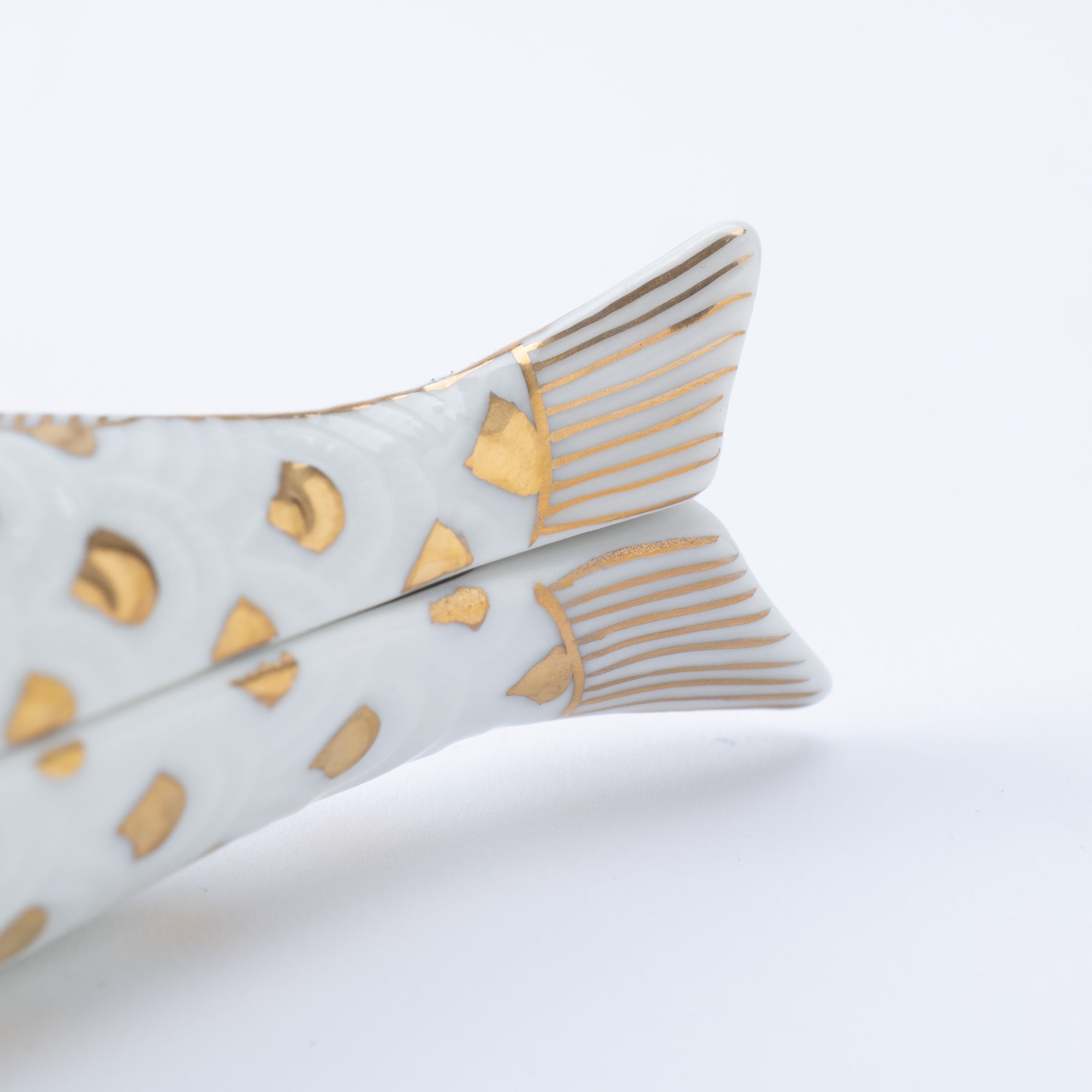 Hataman Touen White Carp Streamer Nabeshima Ware Small Box - MUSUBI KILN - Quality Japanese Tableware and Gift