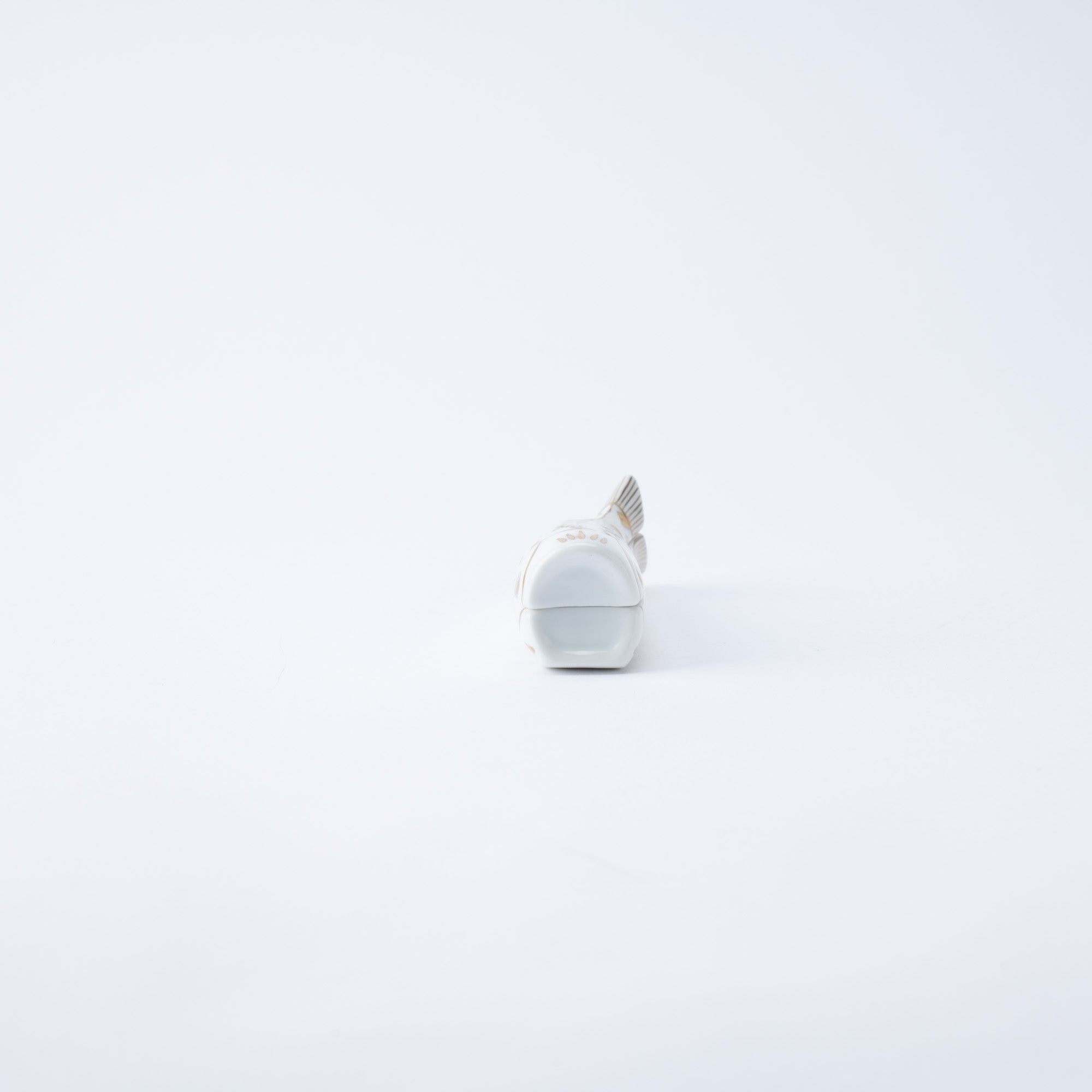 Hataman Touen White Carp Streamer Nabeshima Ware Small Box - MUSUBI KILN - Quality Japanese Tableware and Gift