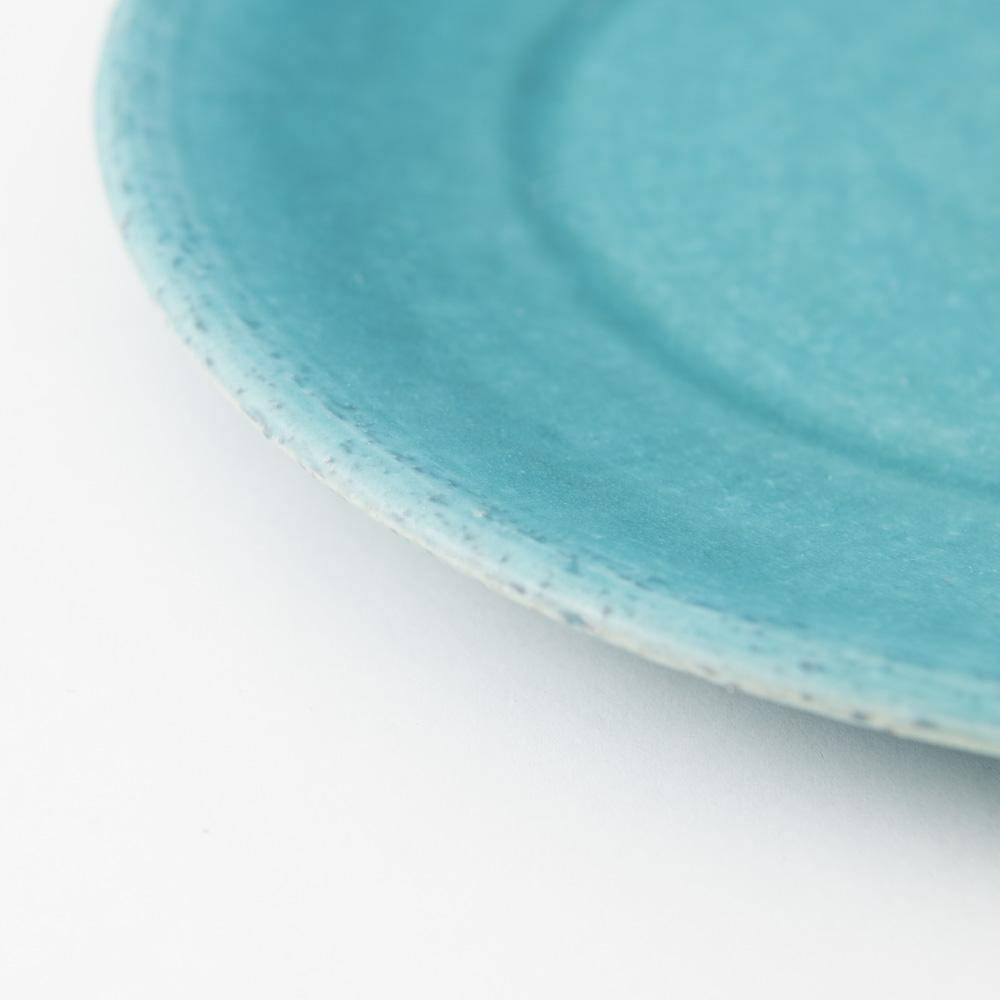 Hibino Bloom Mino Ware Round Plate M - MUSUBI KILN - Quality Japanese Tableware and Gift