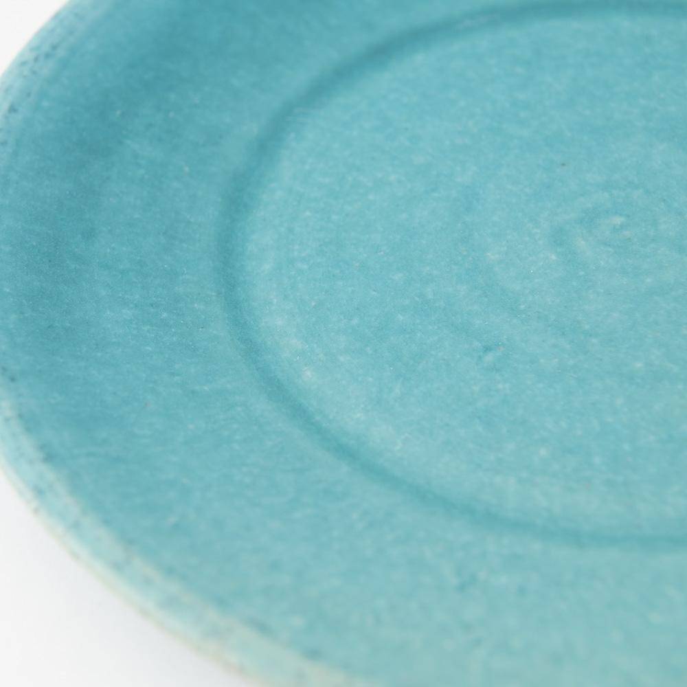 Hibino Bloom Mino Ware Round Plate M - MUSUBI KILN - Quality Japanese Tableware and Gift