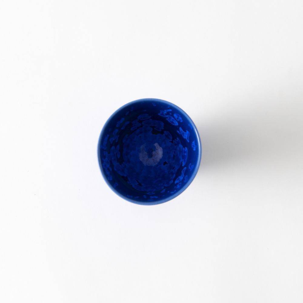 Hibino Crystalline Glaze Mino Ware Ochoko Sake Cup - MUSUBI KILN - Quality Japanese Tableware and Gift