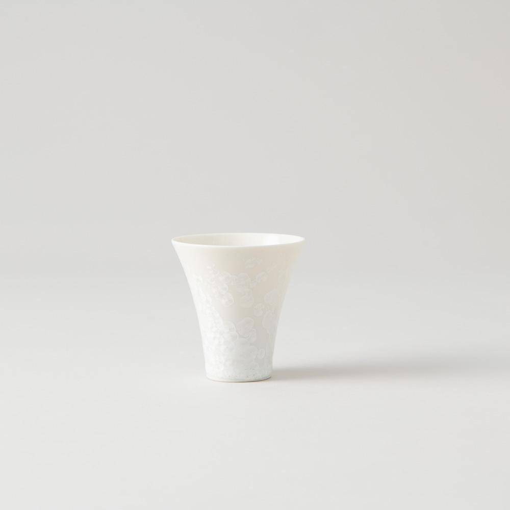 Hibino Crystalline Glaze Mino Ware Ochoko Sake Cup - MUSUBI KILN - Quality Japanese Tableware and Gift