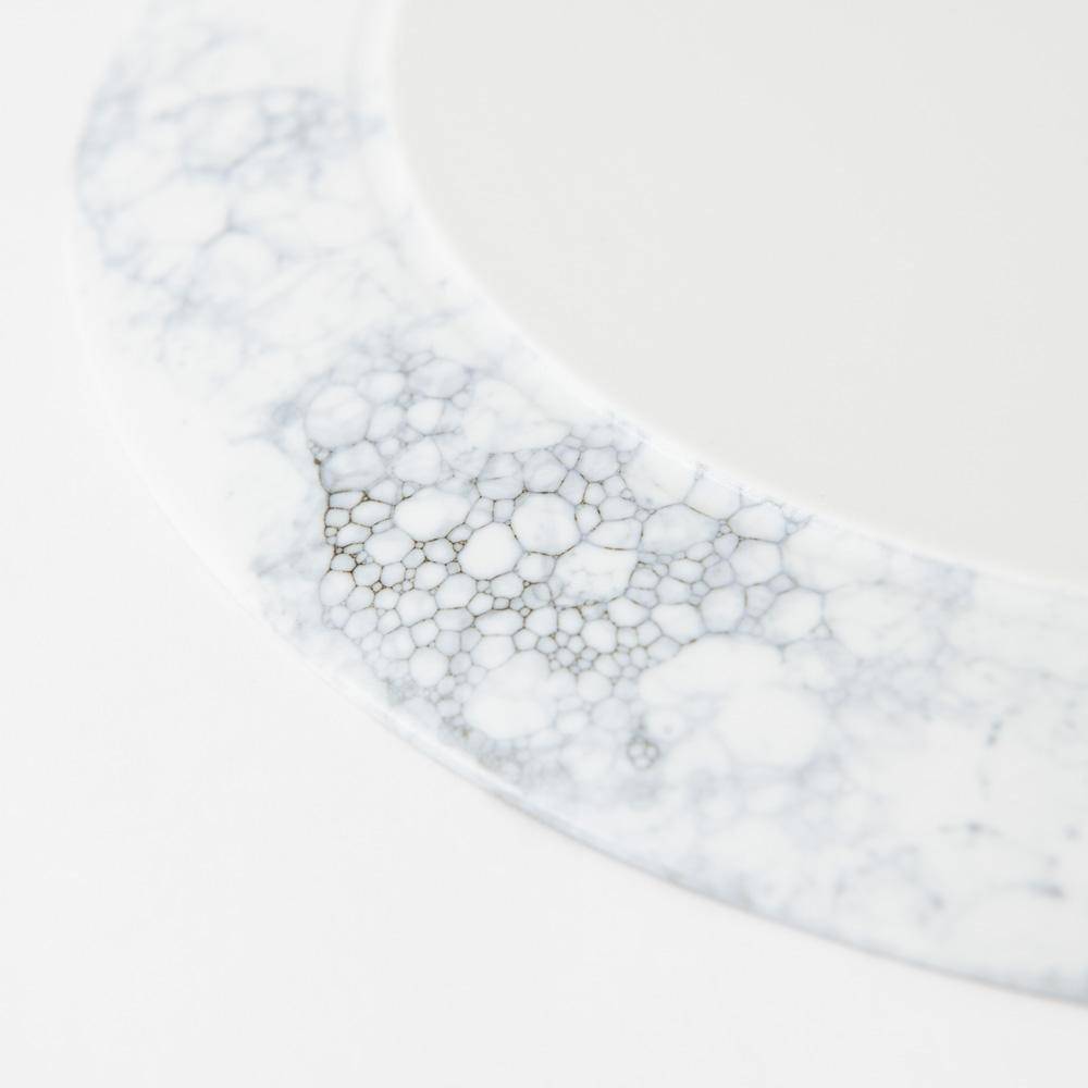 Hibino Ecume Mino Ware Round Plate 11in - MUSUBI KILN - Quality Japanese Tableware and Gift
