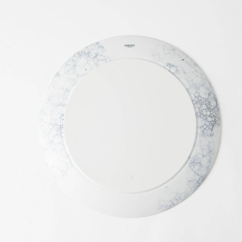 Hibino Ecume Mino Ware Round Plate 11in - MUSUBI KILN - Quality Japanese Tableware and Gift