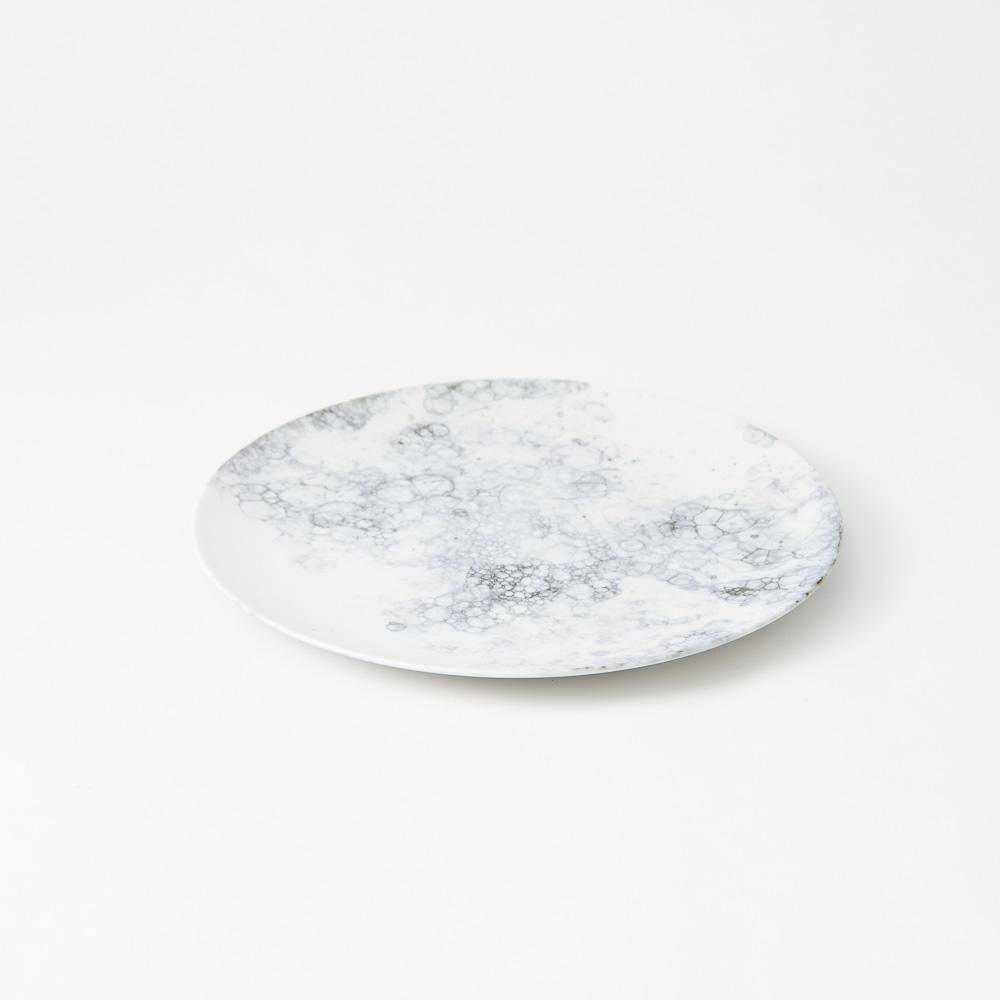 Hibino Ecume Mino Ware Round Plate 11in - MUSUBI KILN - Quality Japanese Tableware and Gift