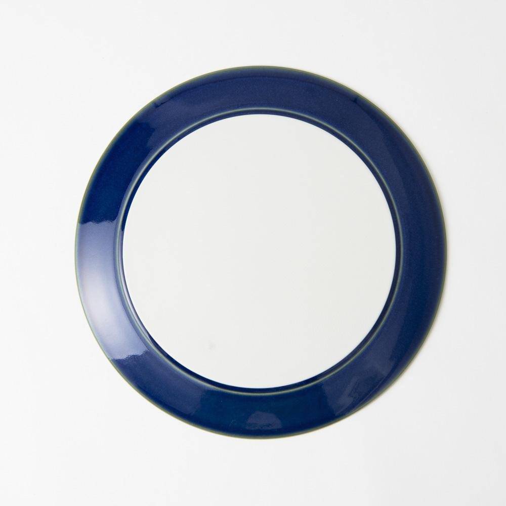 Hibino Grand Bleu Mino Ware Round Plate L - MUSUBI KILN - Quality Japanese Tableware and Gift