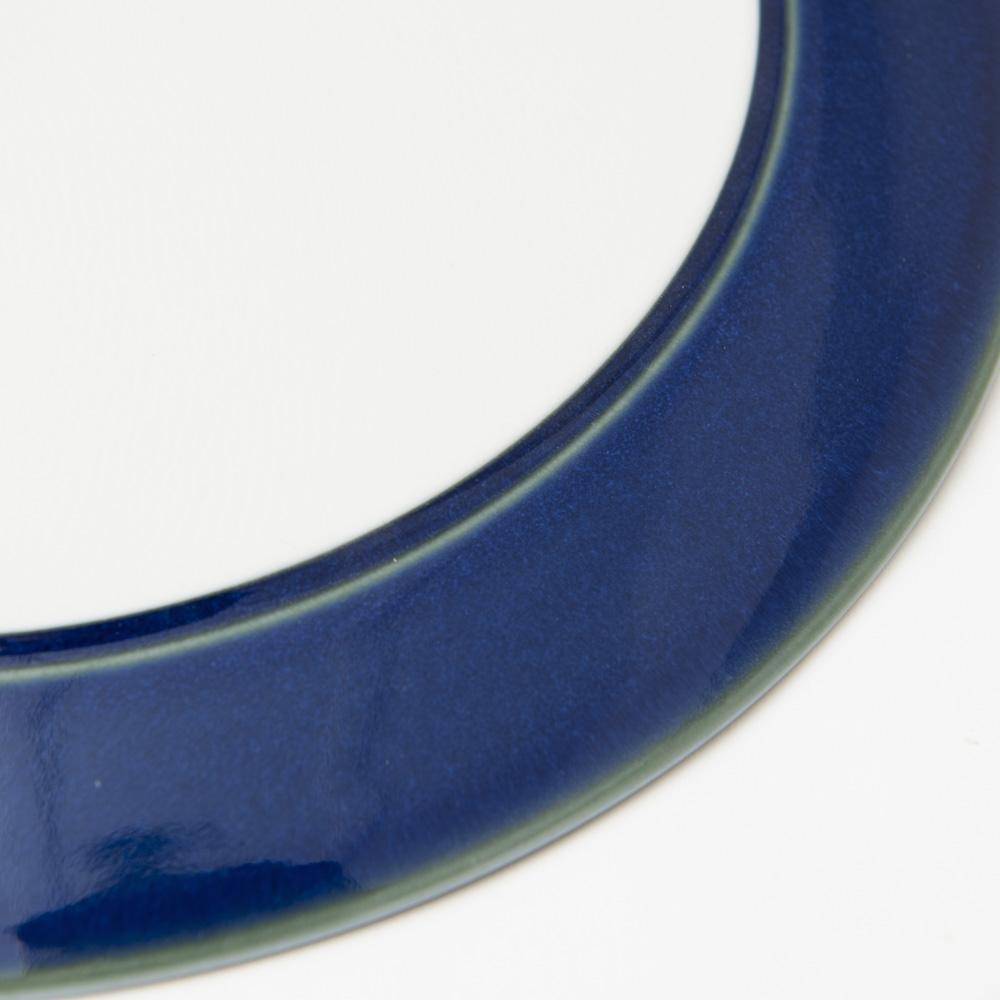 Hibino Grand Bleu Mino Ware Round Plate L - MUSUBI KILN - Quality Japanese Tableware and Gift