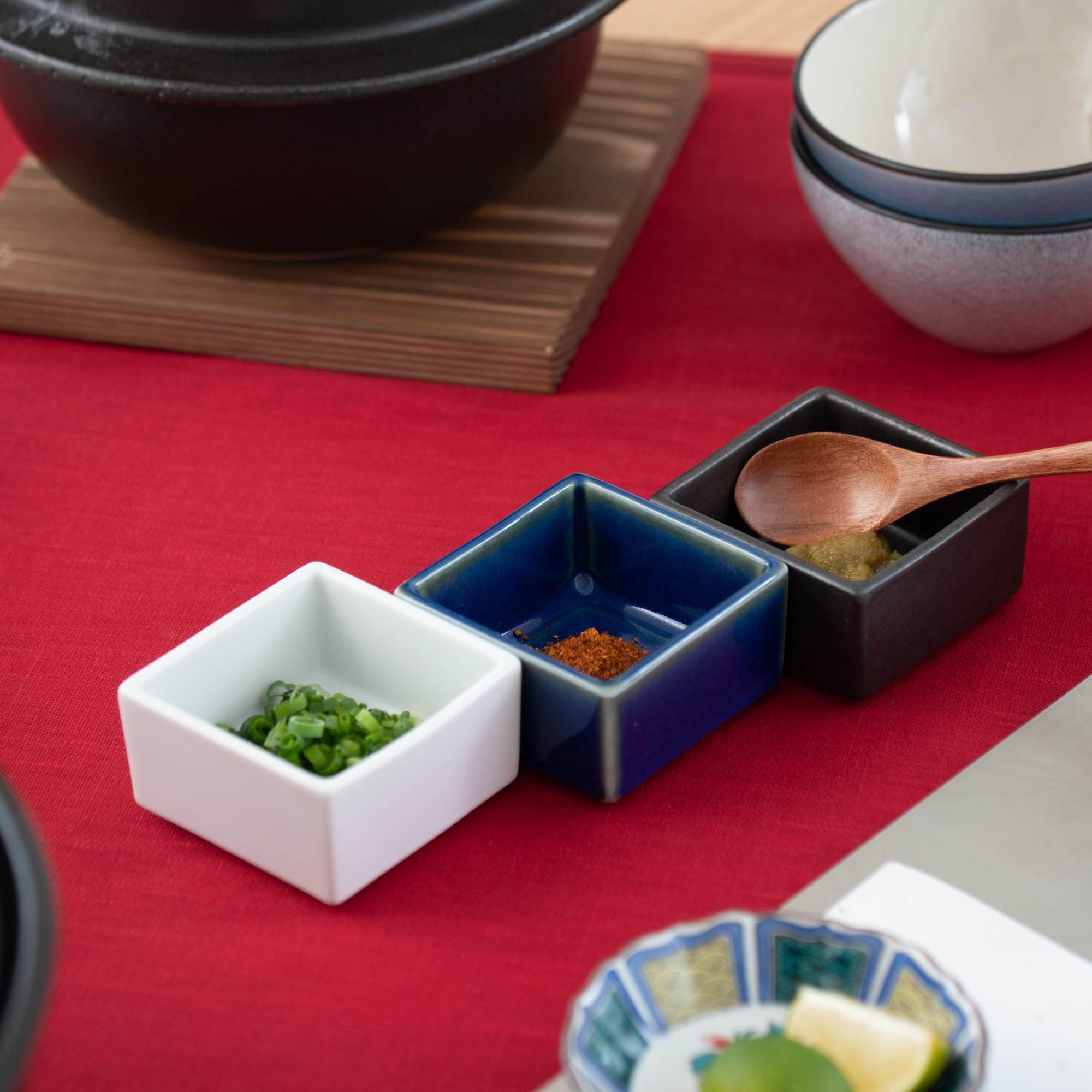 Hibino Modern Shokado Bento Box Set LL - MUSUBI KILN - Quality Japanese Tableware and Gift