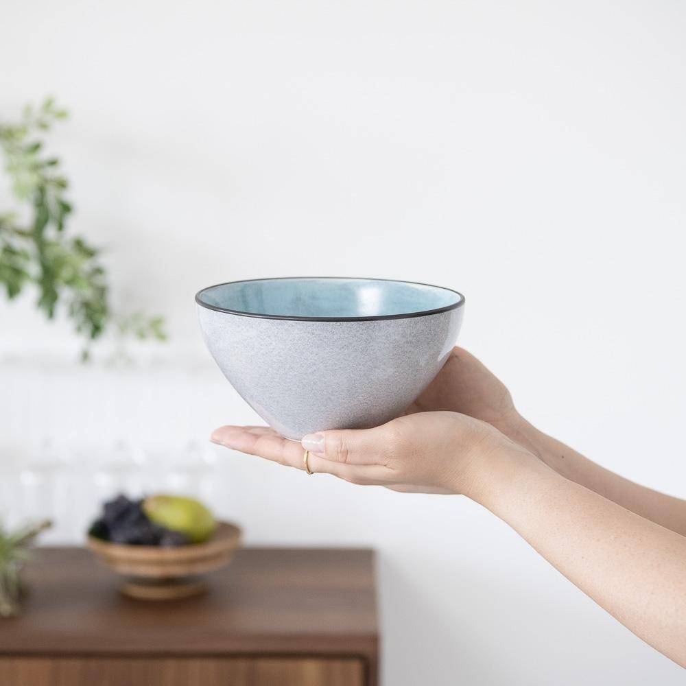 Hibino Raska Marin Modern Mino Ware Bowl M - MUSUBI KILN - Quality Japanese Tableware and Gift