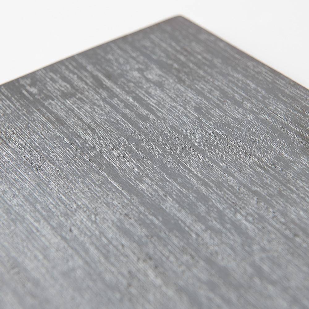 Hibino Tanka Black Mino Ware Rectangle Plate 11.2in - MUSUBI KILN - Quality Japanese Tableware and Gift