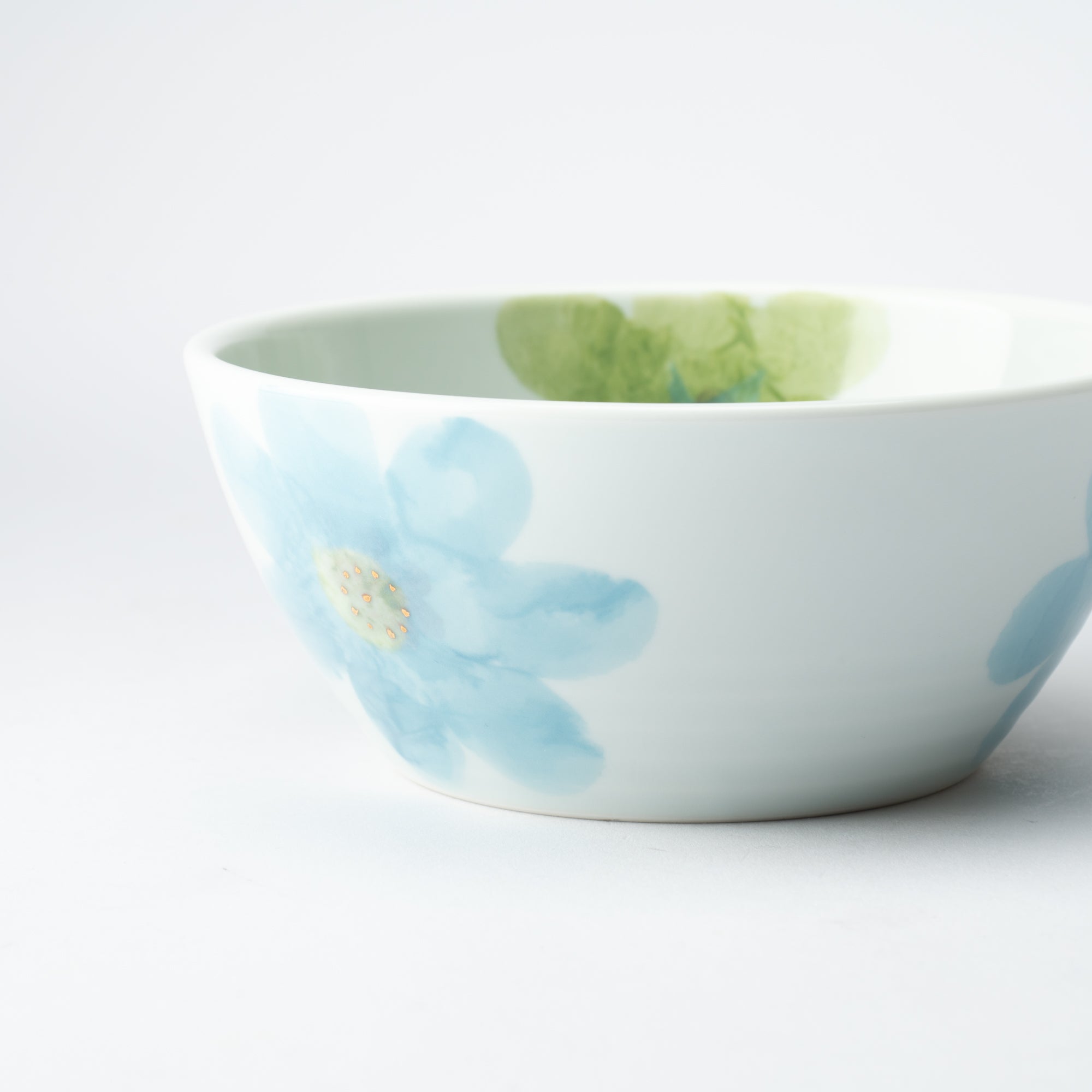 Higashi Kiln Light Fleur Tobe Donburi Bowl M - MUSUBI KILN - Quality Japanese Tableware and Gift