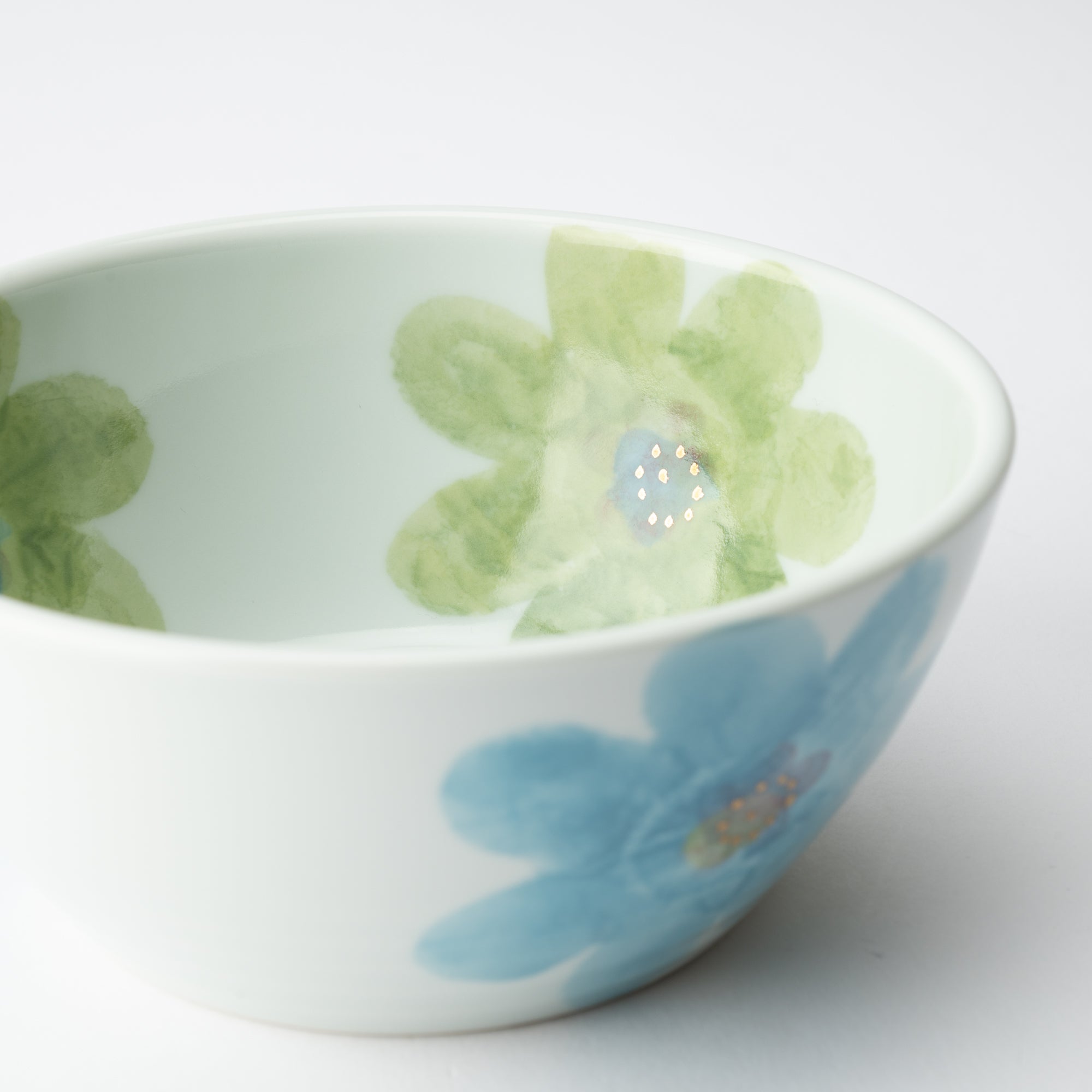 Higashi Kiln Light Fleur Tobe Donburi Bowl M - MUSUBI KILN - Quality Japanese Tableware and Gift