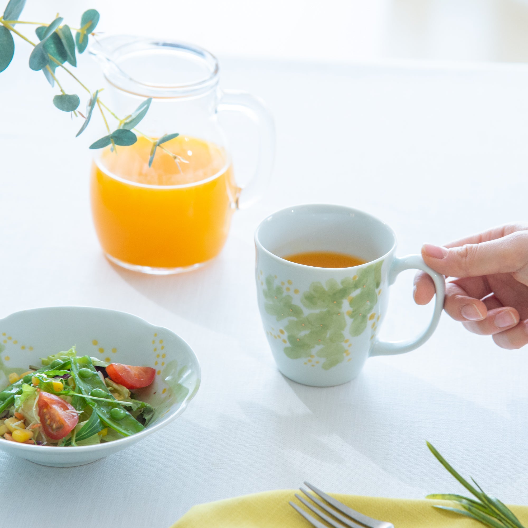 Higashi Kiln Mimosa Tobe Mug - MUSUBI KILN - Quality Japanese Tableware and Gift