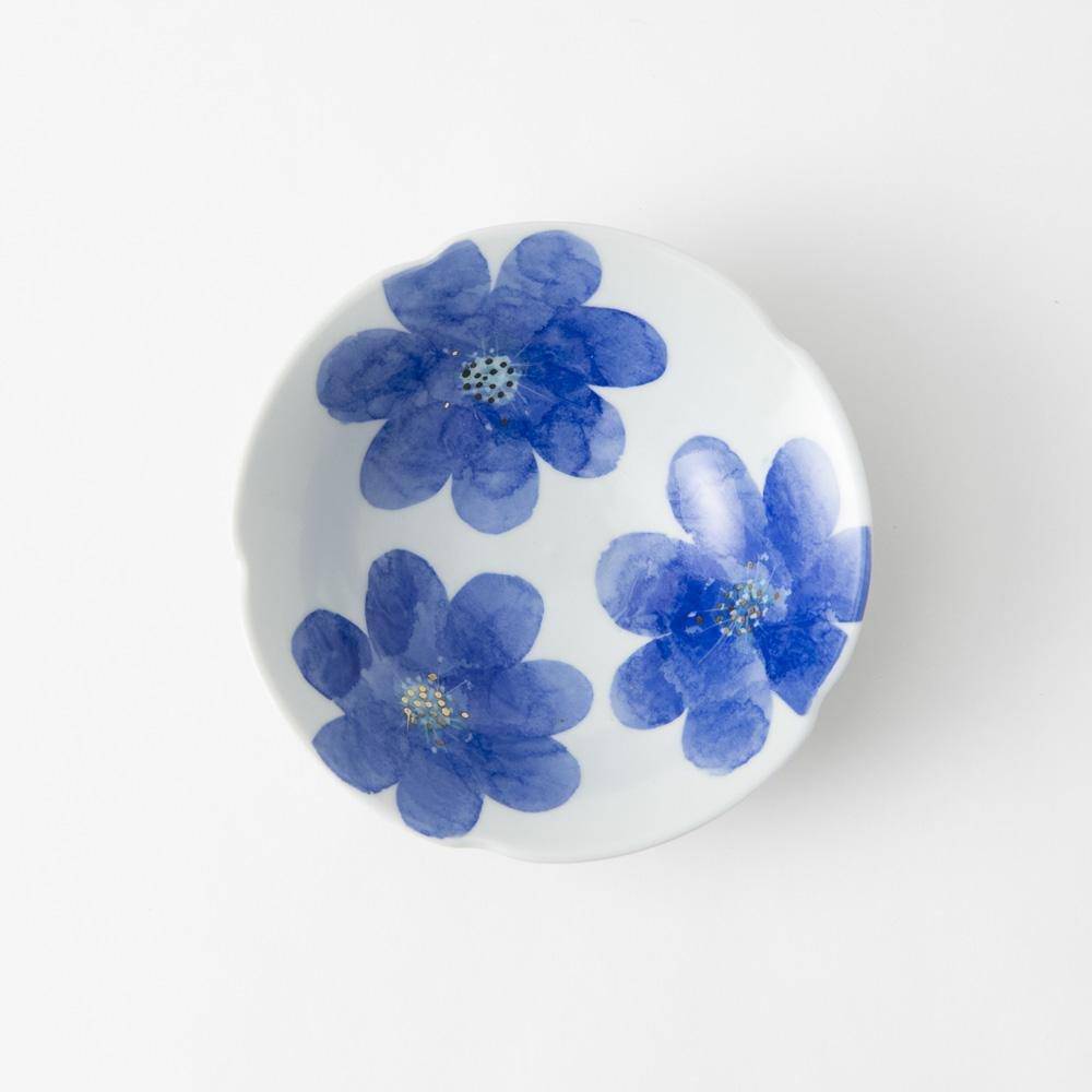 Higashi Kiln P.S. Blue Tobe Bowl - MUSUBI KILN - Quality Japanese Tableware and Gift