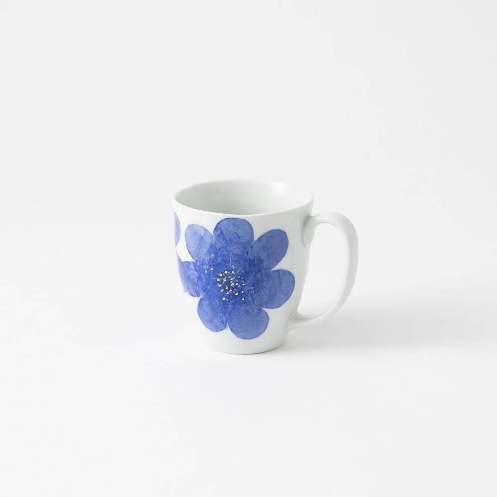 Higashi Kiln P.S. Blue Tobe Mug - MUSUBI KILN - Quality Japanese Tableware and Gift