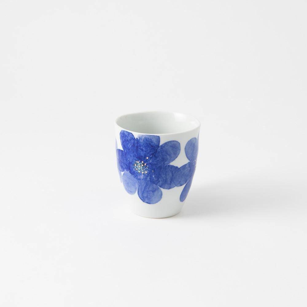 Higashi Kiln P.S. Blue Tobe Mug - MUSUBI KILN - Quality Japanese Tableware and Gift