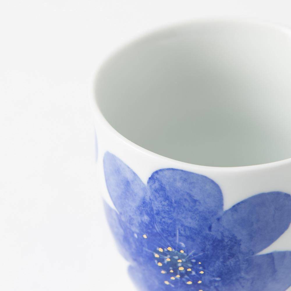 Higashi Kiln P.S. Blue Tobe Mug - MUSUBI KILN - Quality Japanese Tableware and Gift