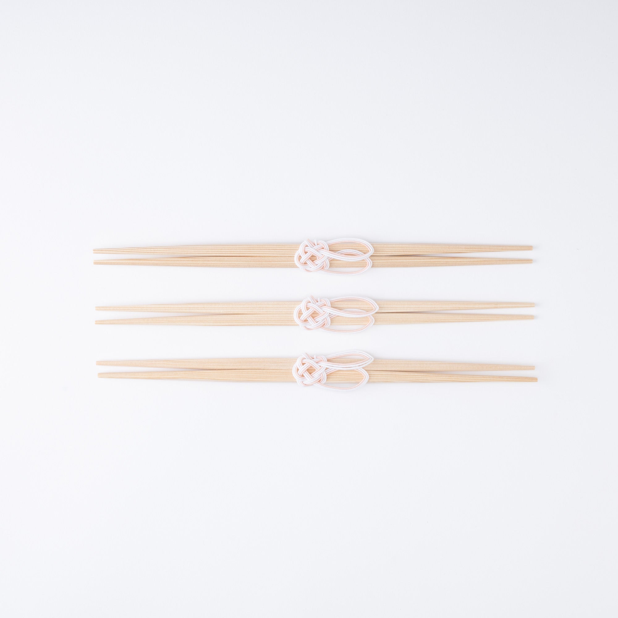 Hirohashi Rabbit Mizuhiki Yoshino Cedar Chopsticks (Set of 3 Pairs) - MUSUBI KILN - Quality Japanese Tableware and Gift