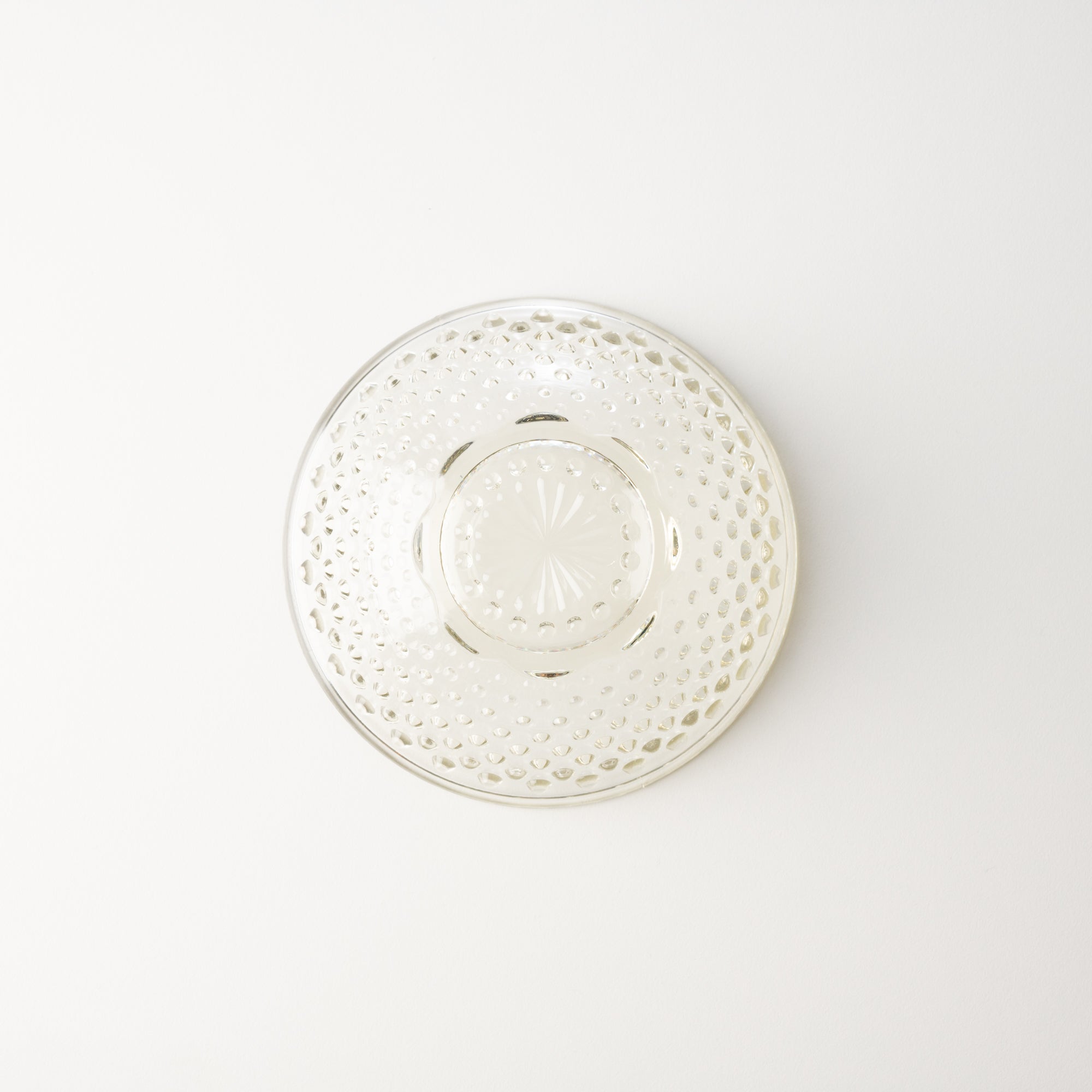 Hirota Arare Pattern Edo Glass Kobachi Bowl - MUSUBI KILN - Quality Japanese Tableware and Gift
