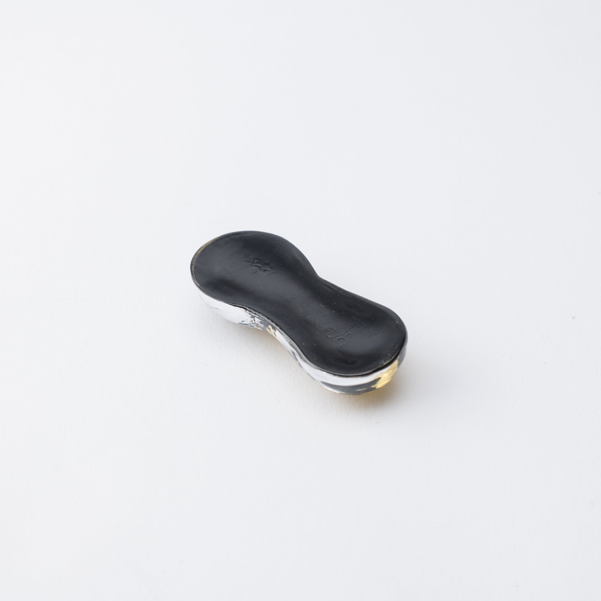 Hirota Black Gold Leaf Edo Glass Chopstick Rest Set - MUSUBI KILN - Quality Japanese Tableware and Gift