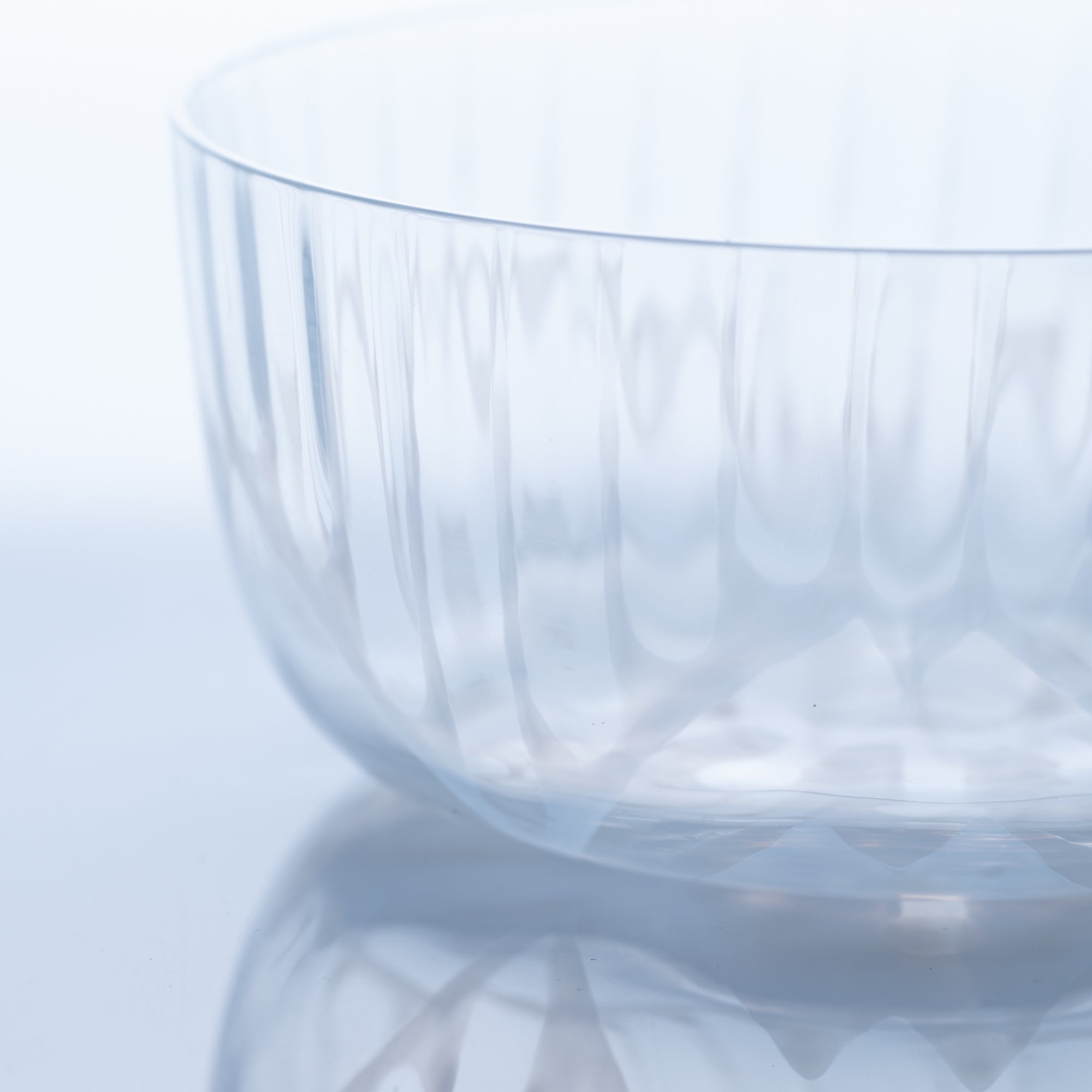 Hirota Taisho Roman Sakura Edo Glass Bowl - MUSUBI KILN - Quality Japanese Tableware and Gift