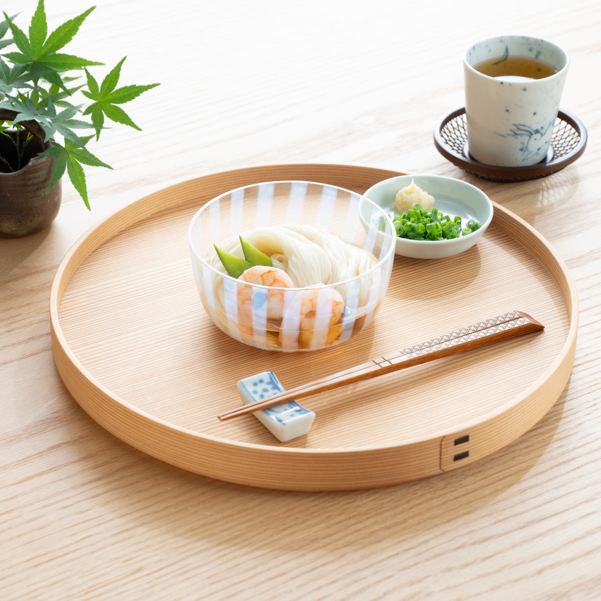 Hirota Taisho Roman Tokusa Edo Glass Bowl - MUSUBI KILN - Quality Japanese Tableware and Gift