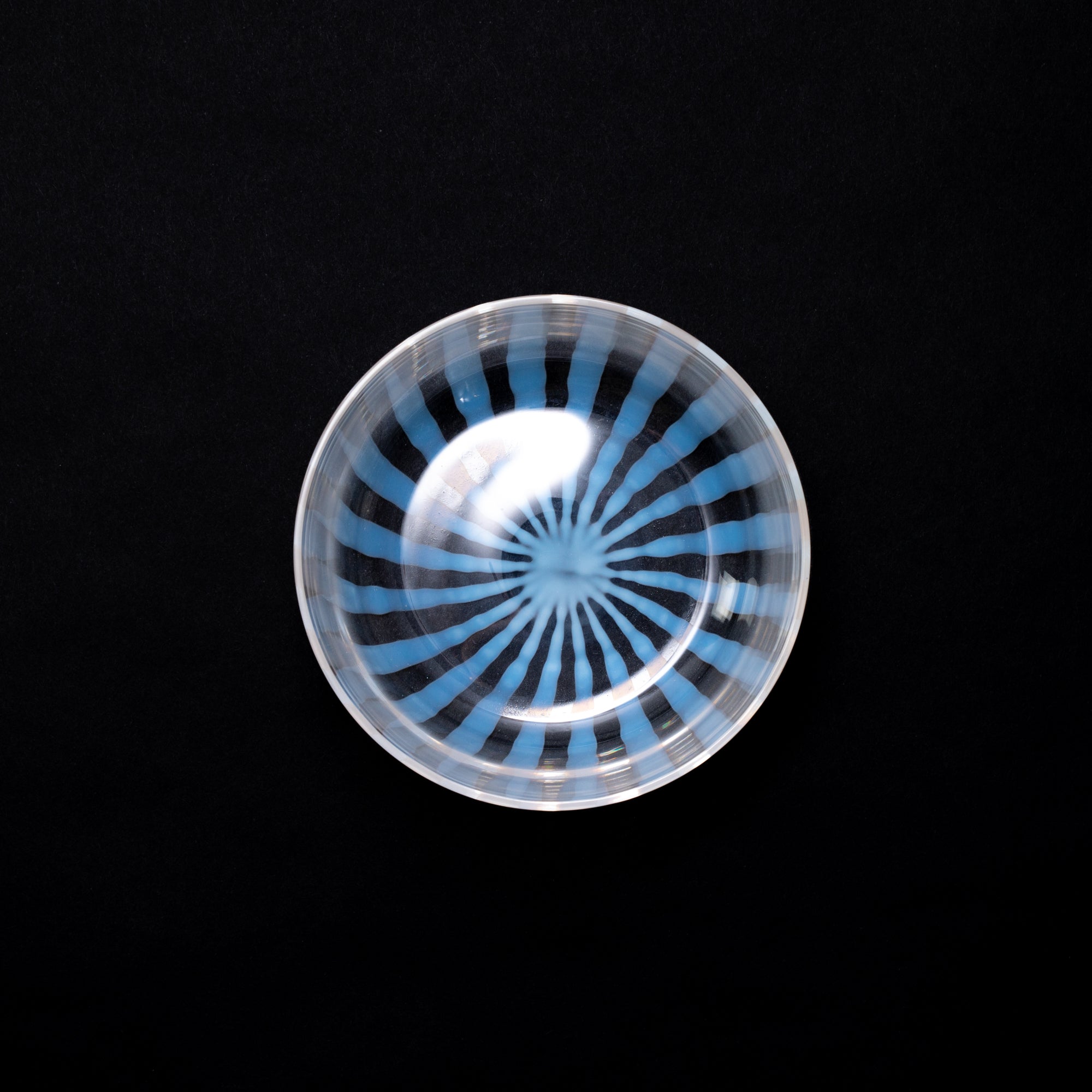 Hirota Taisho Roman Tokusa Edo Glass Bowl - MUSUBI KILN - Quality Japanese Tableware and Gift
