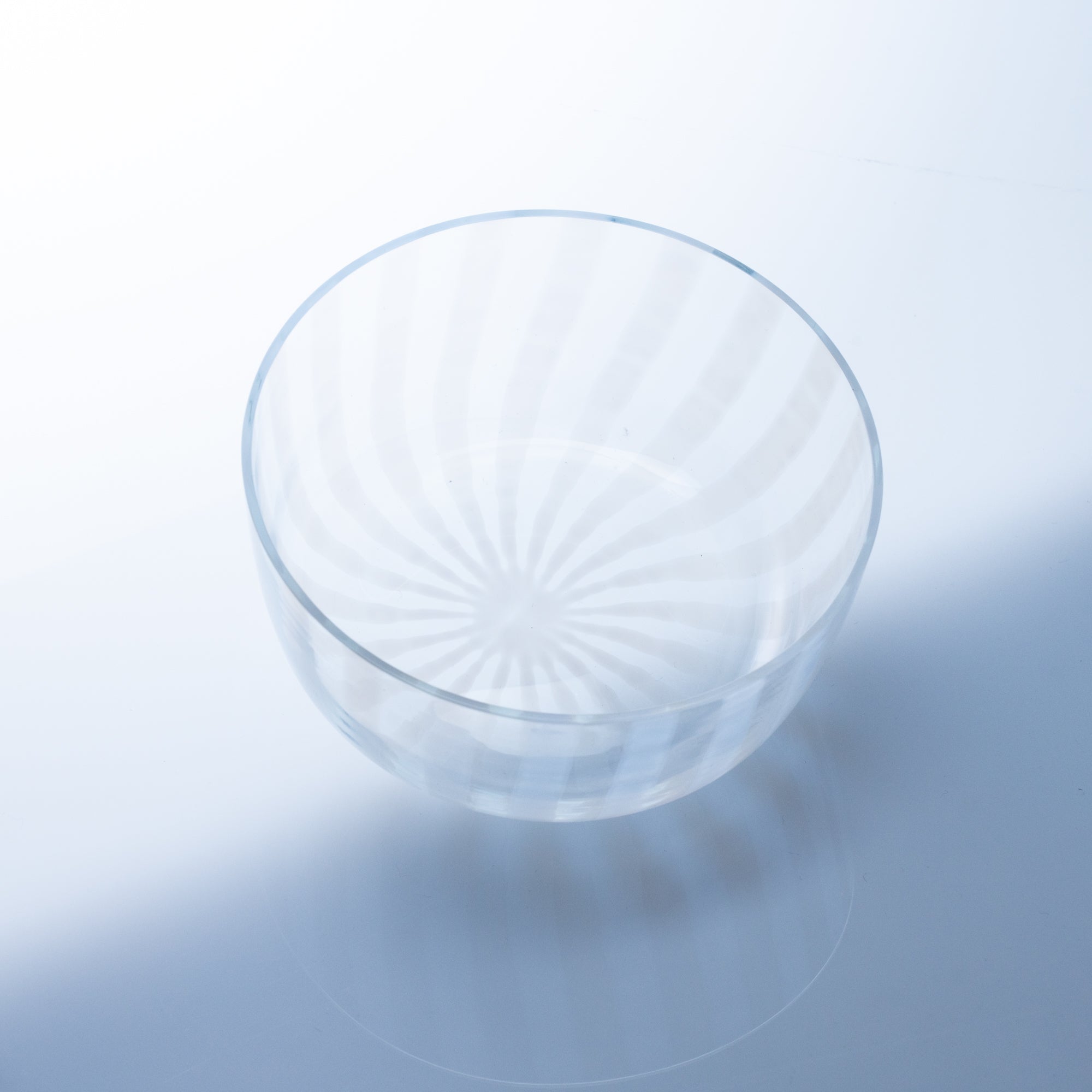 Hirota Taisho Roman Tokusa Edo Glass Bowl - MUSUBI KILN - Quality Japanese Tableware and Gift