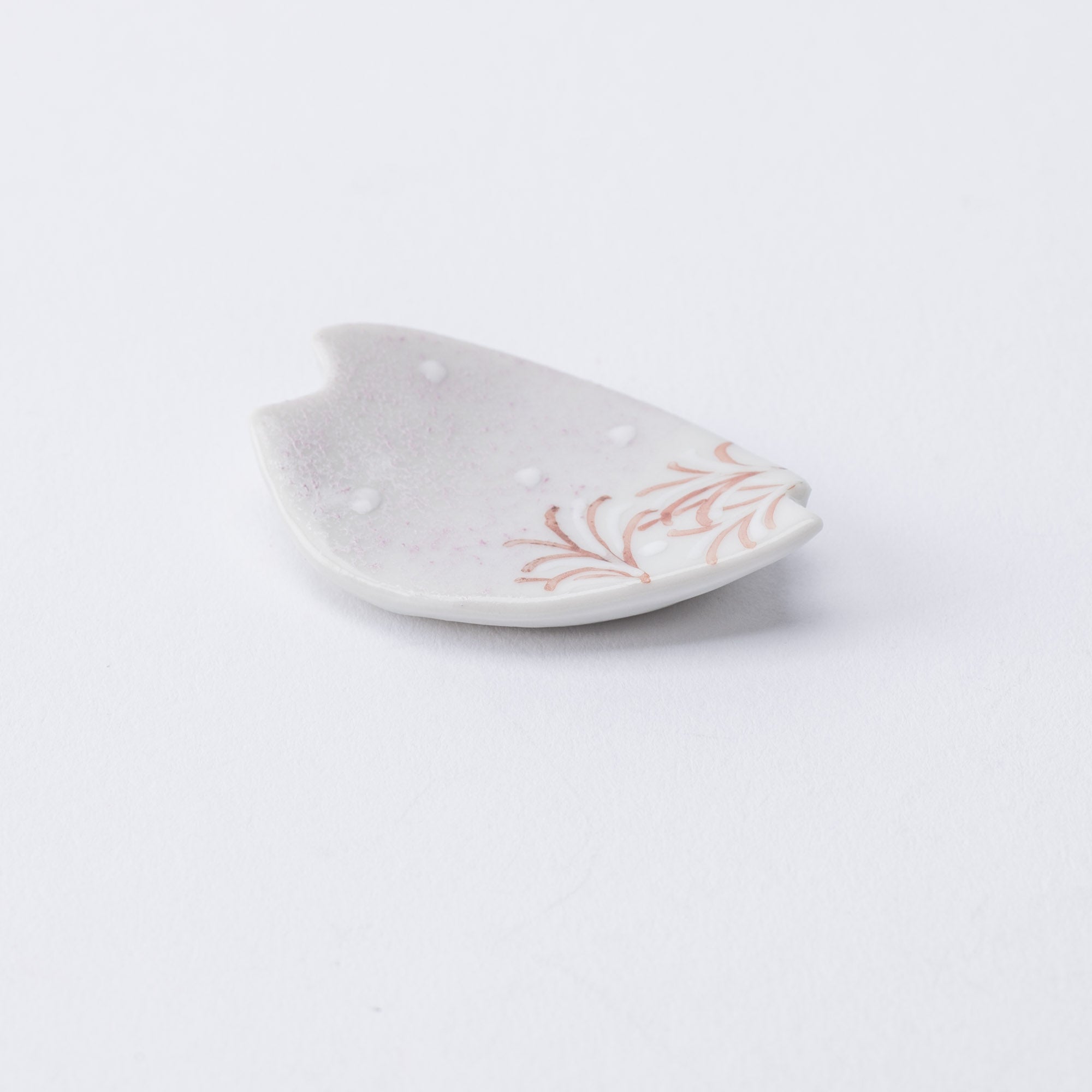 Hozan Kiln Sakura Petal Kyo Ware Chopstick Rest Set - MUSUBI KILN - Quality Japanese Tableware and Gift