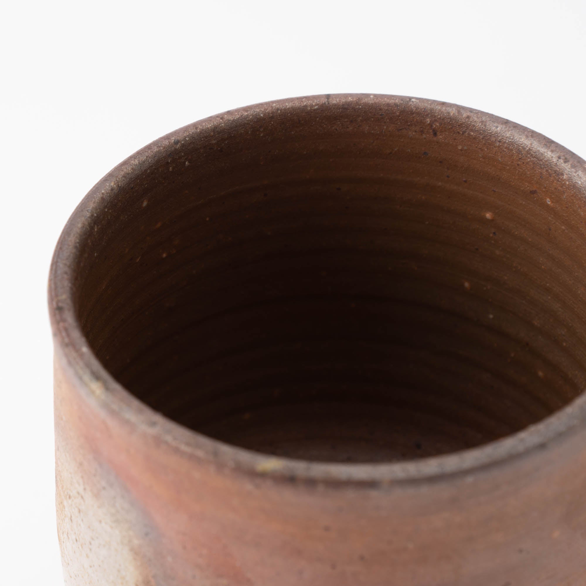 Hozan Kiln Sangiri Bizen Ware Japanese Teacup Pair - MUSUBI KILN - Quality Japanese Tableware and Gift