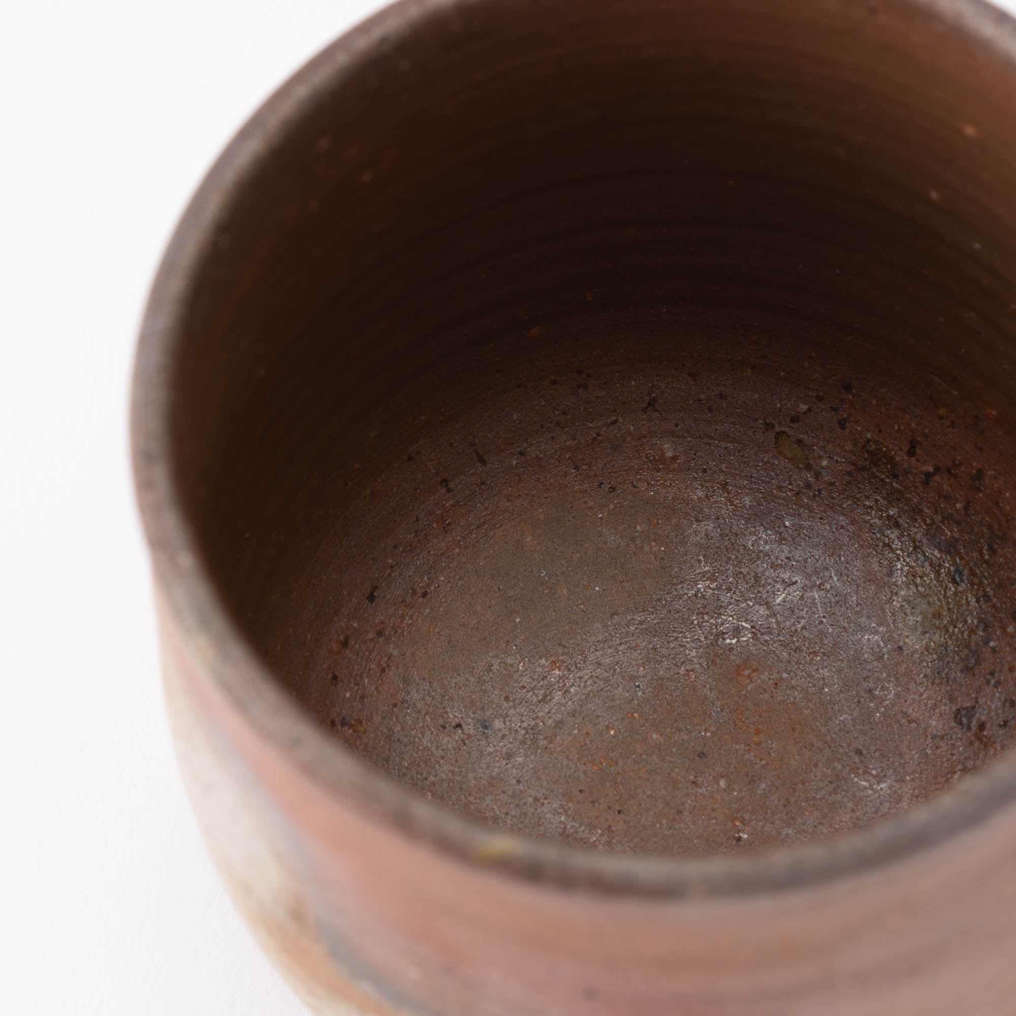 Hozan Kiln Sangiri Bizen Ware Japanese Teacup Pair - MUSUBI KILN - Quality Japanese Tableware and Gift
