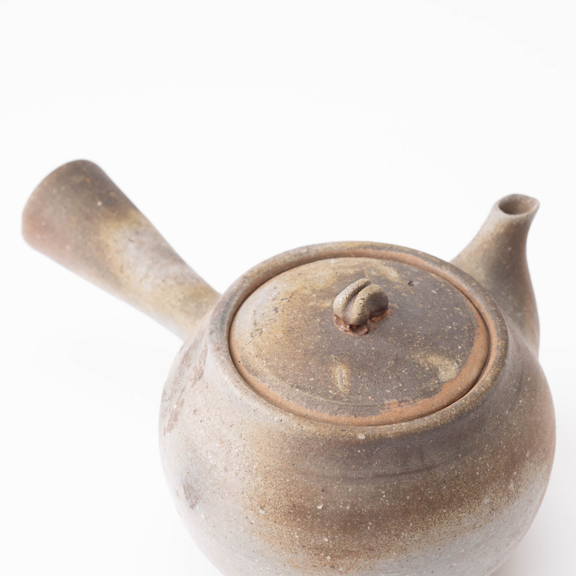 Hozan Kiln Sangiri Bizen Ware Japanese Teapot - MUSUBI KILN - Quality Japanese Tableware and Gift