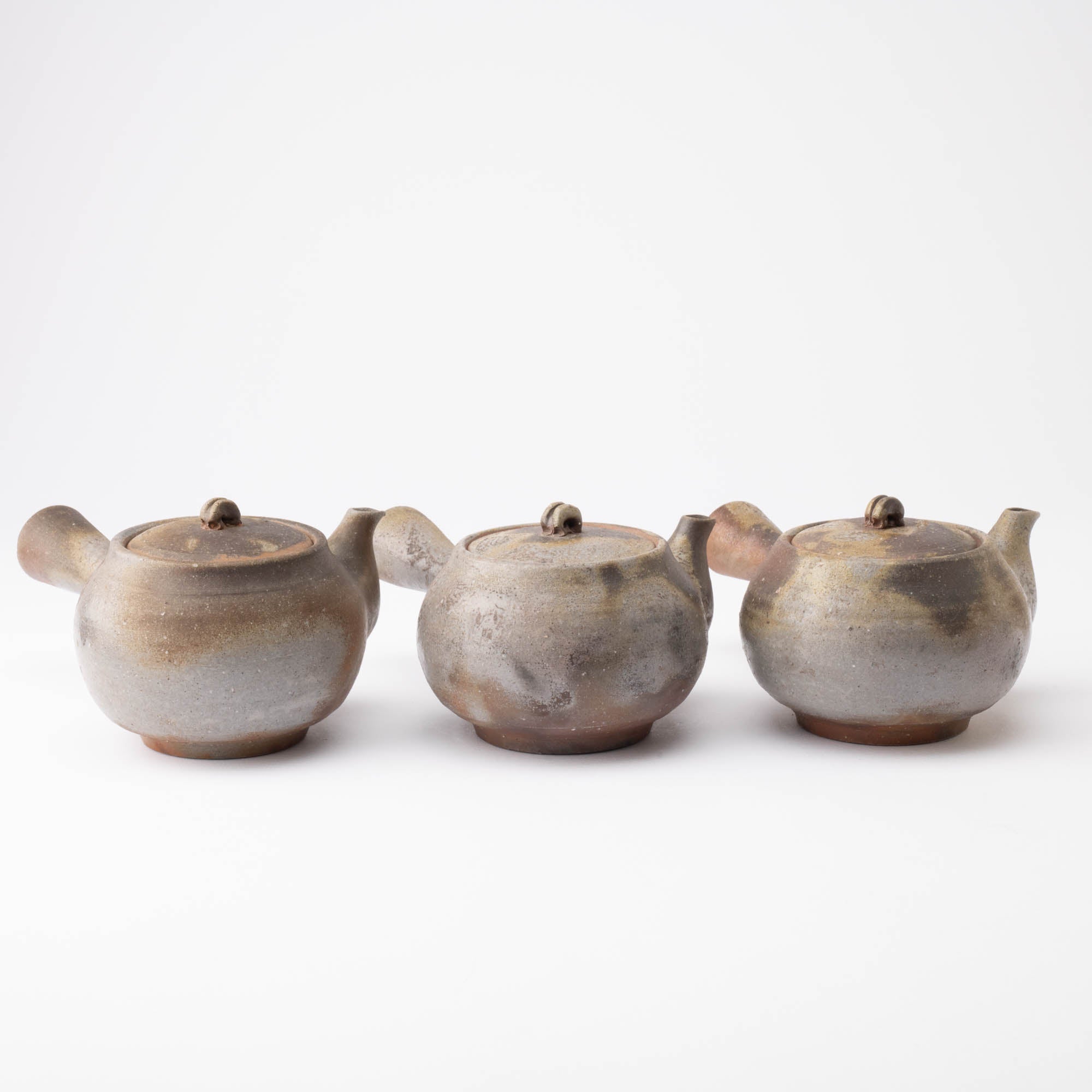 Hozan Kiln Sangiri Bizen Ware Japanese Teapot - MUSUBI KILN - Quality Japanese Tableware and Gift