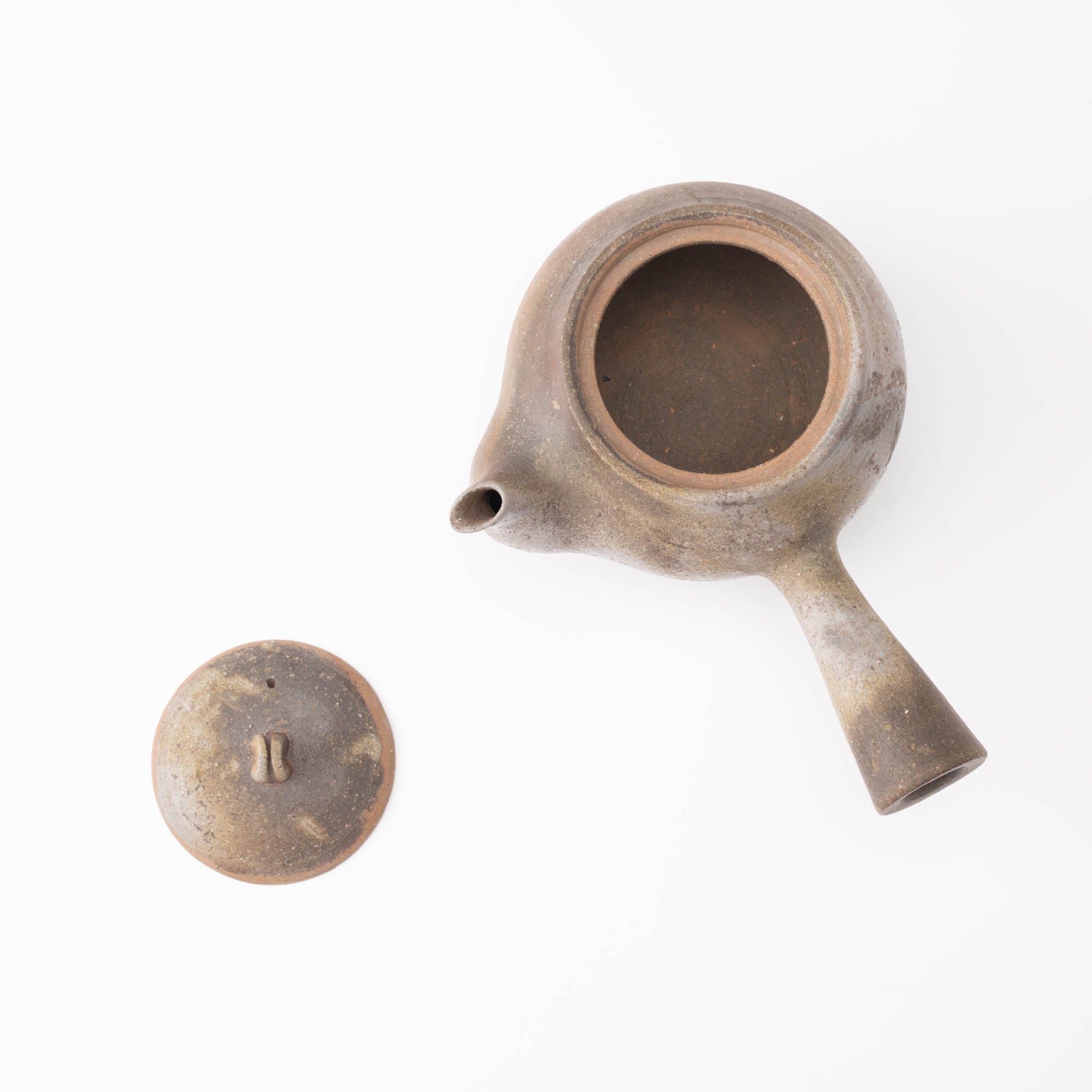 Hozan Kiln Sangiri Bizen Ware Japanese Teapot - MUSUBI KILN - Quality Japanese Tableware and Gift