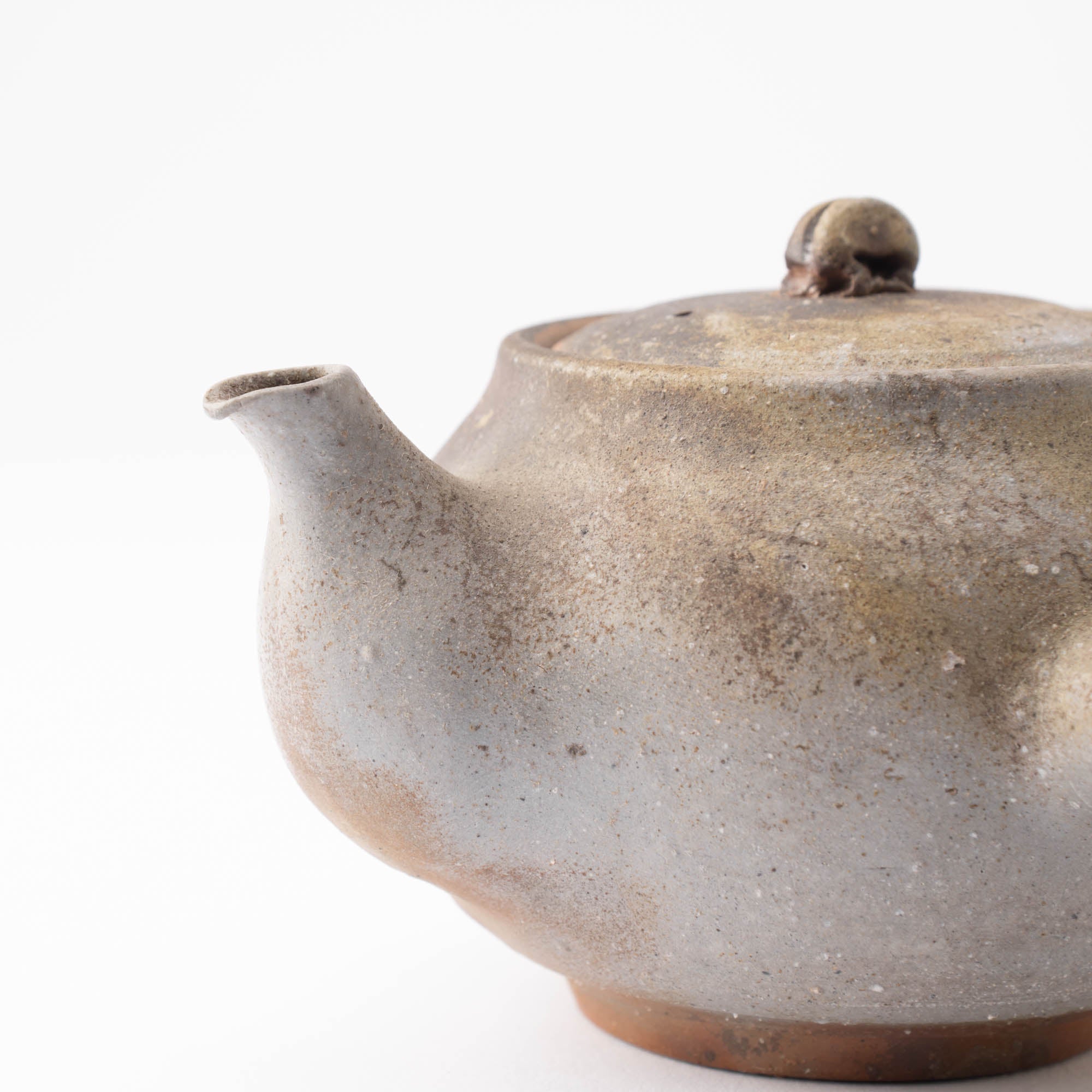 Hozan Kiln Sangiri Bizen Ware Japanese Teapot - MUSUBI KILN - Quality Japanese Tableware and Gift