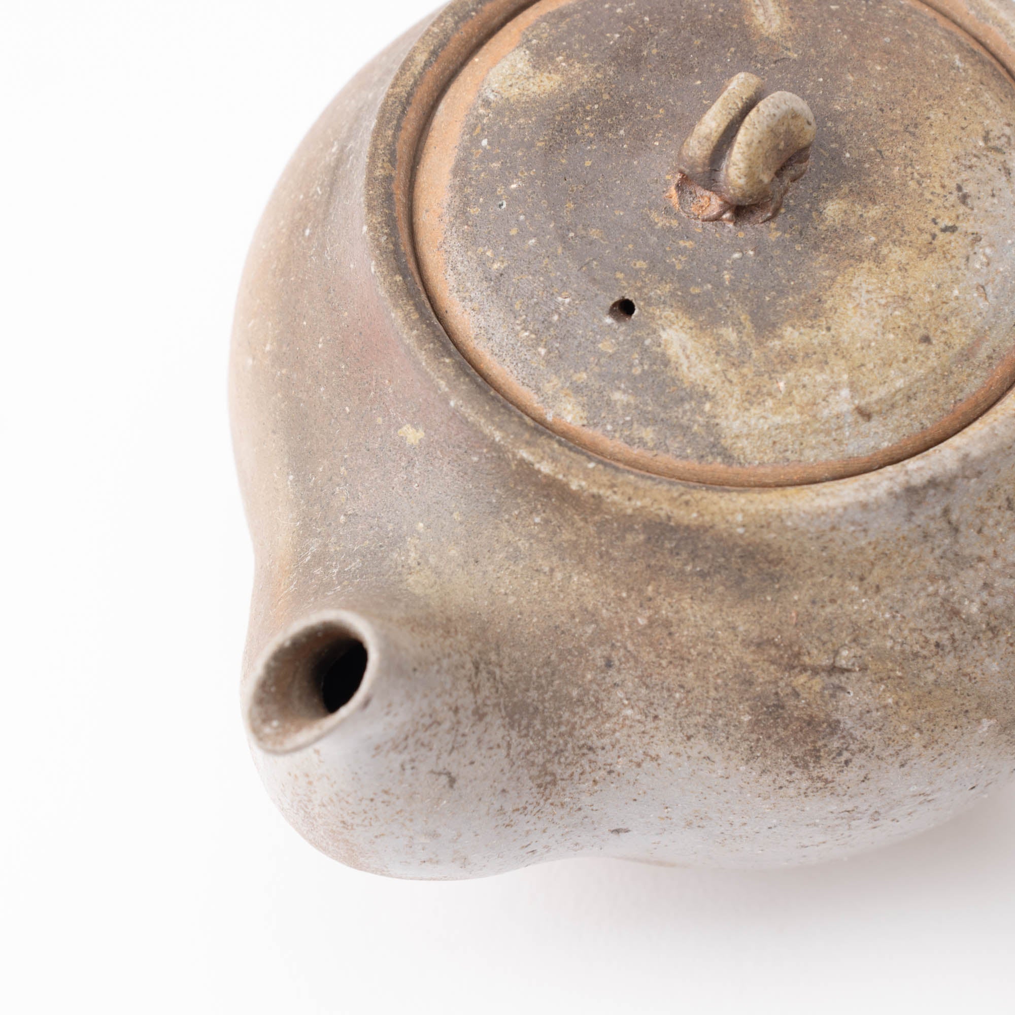 Hozan Kiln Sangiri Bizen Ware Japanese Teapot - MUSUBI KILN - Quality Japanese Tableware and Gift