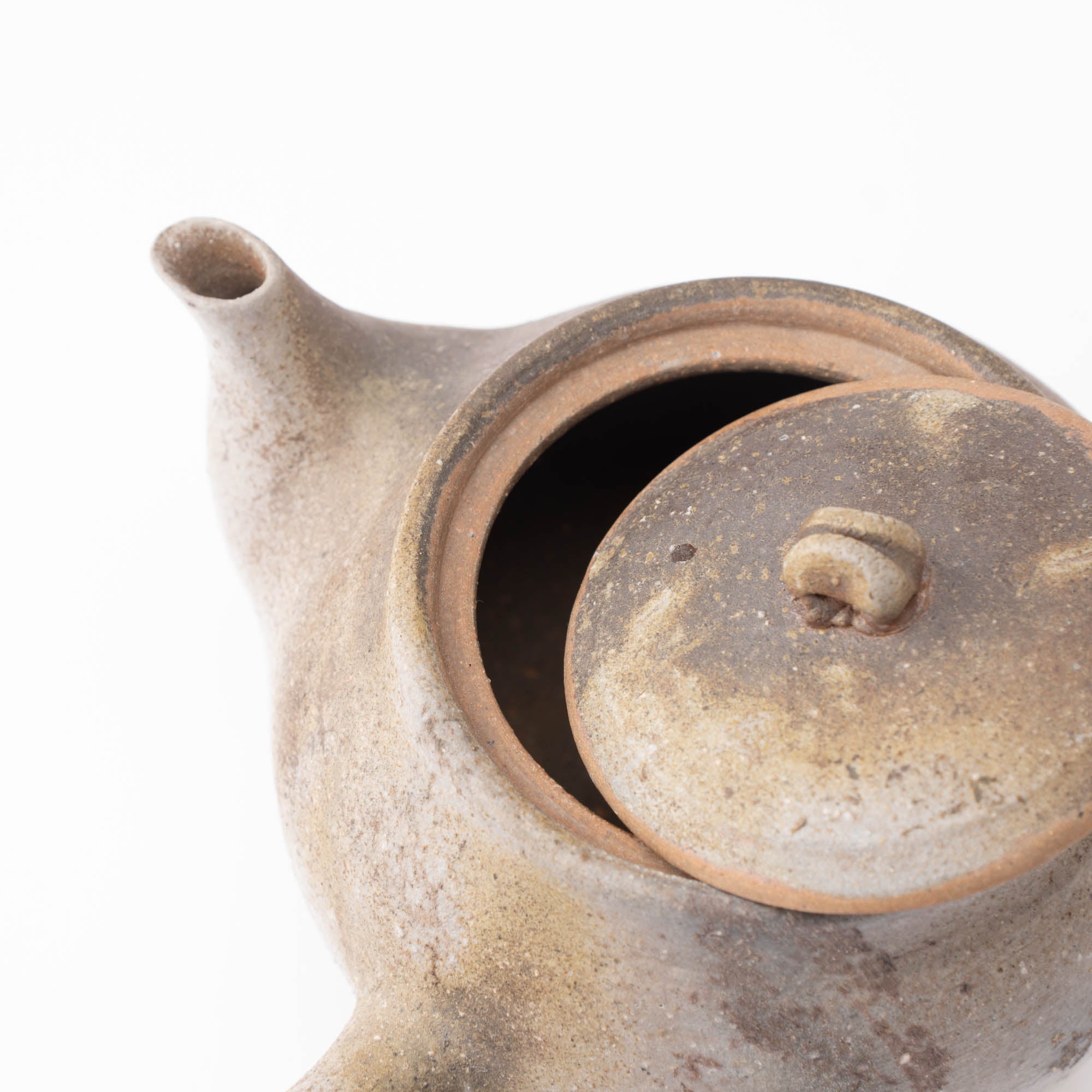 Hozan Kiln Sangiri Bizen Ware Japanese Teapot - MUSUBI KILN - Quality Japanese Tableware and Gift